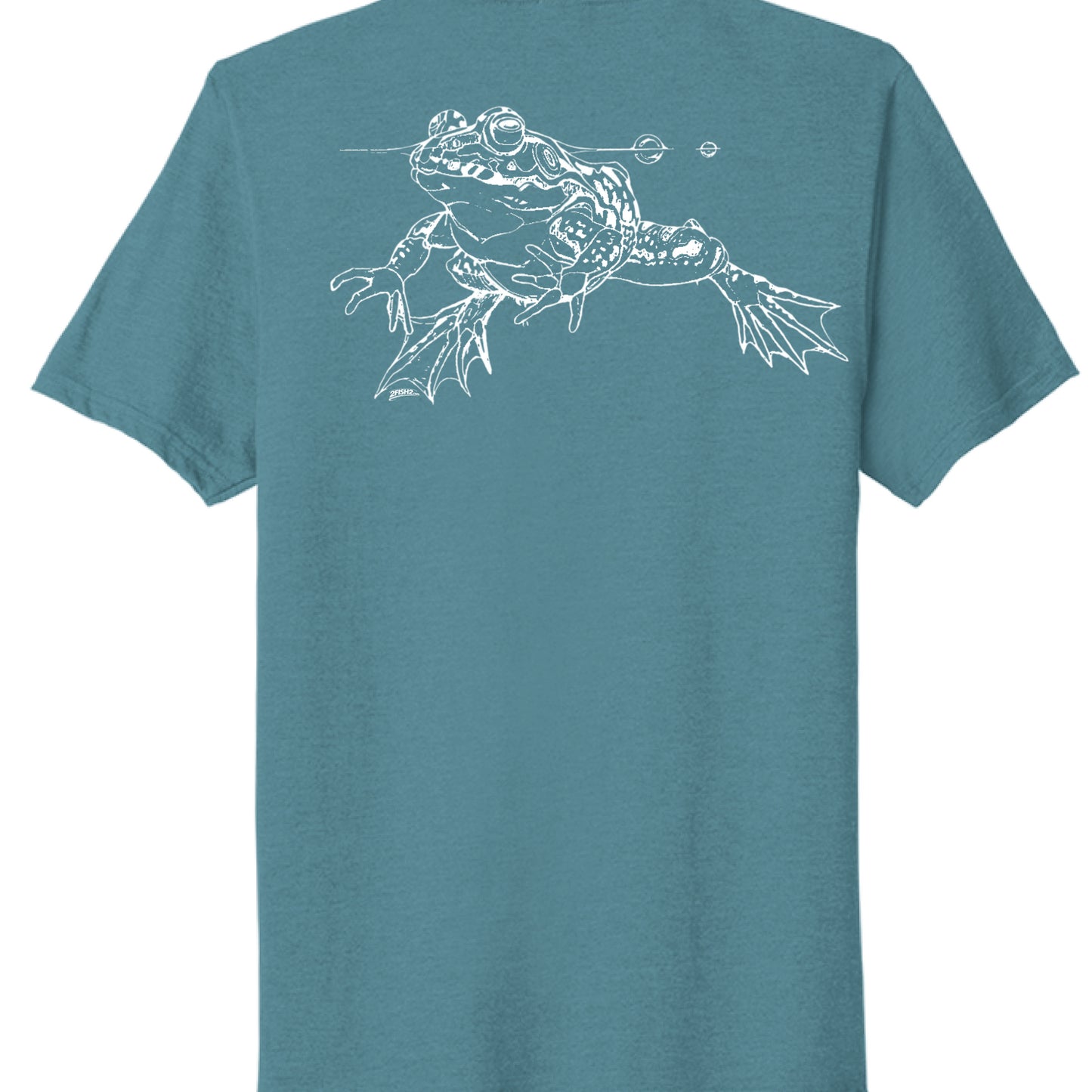 Vivid Teal Heather - BACK