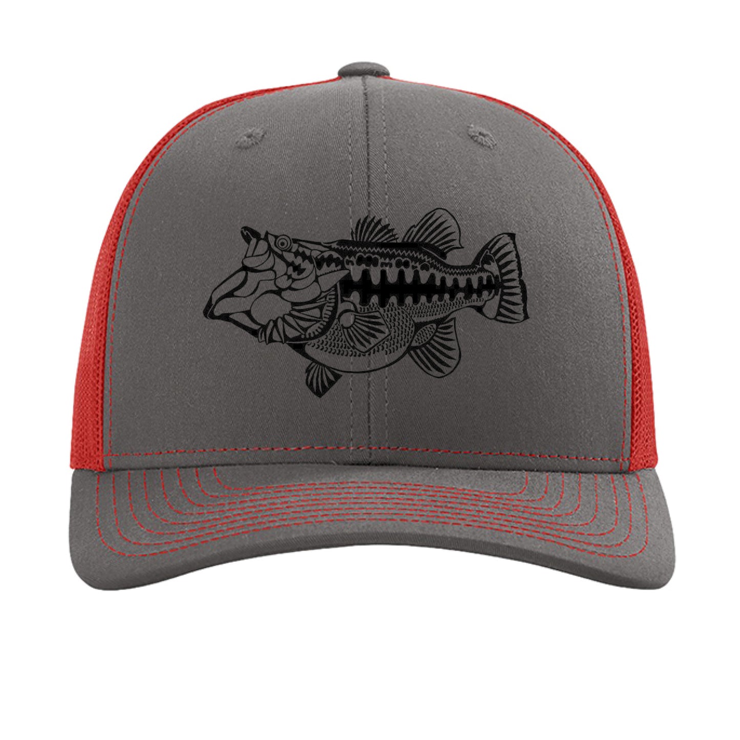 Charcoal/ Red - FRONT