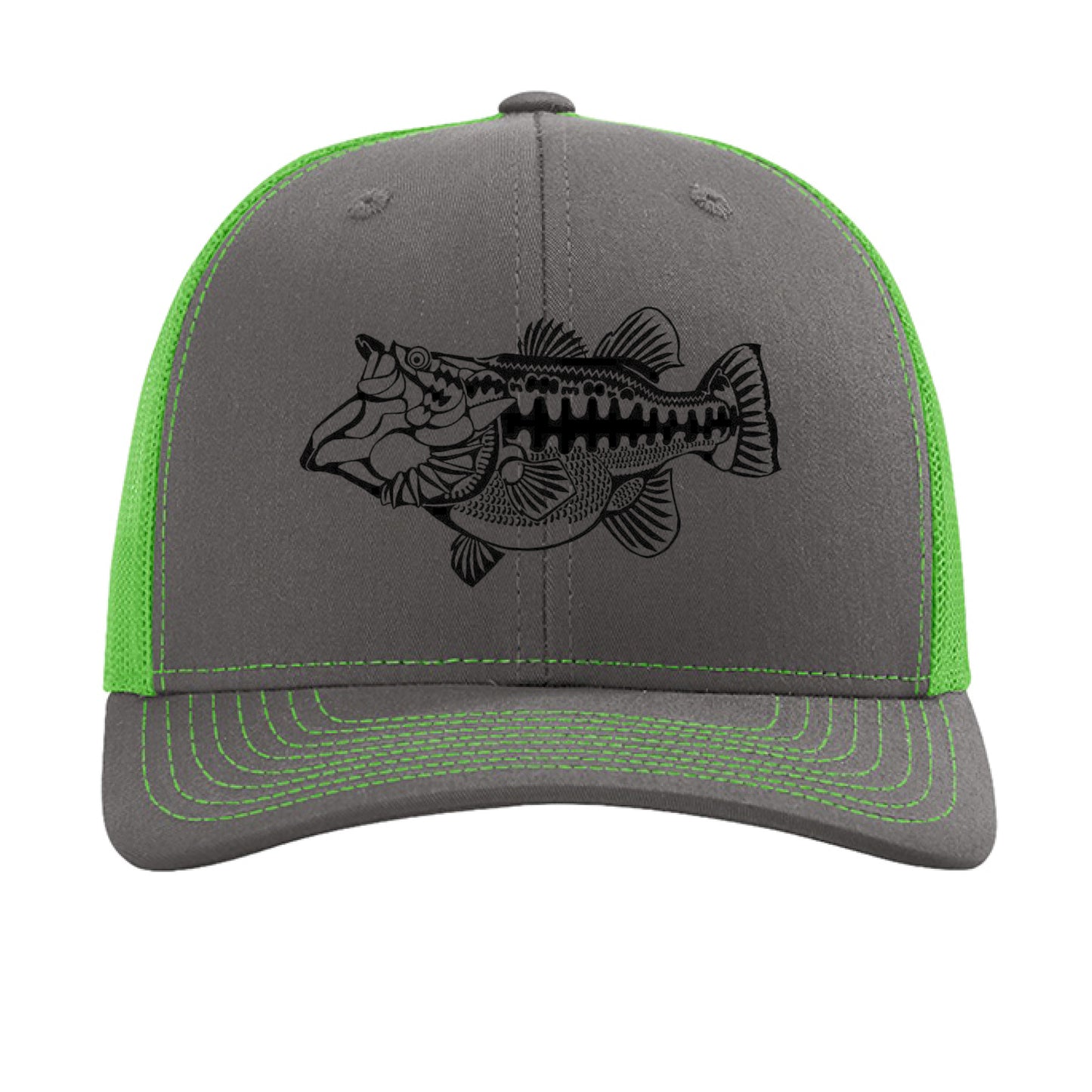 Charcoal/ Neon Green - FRONT