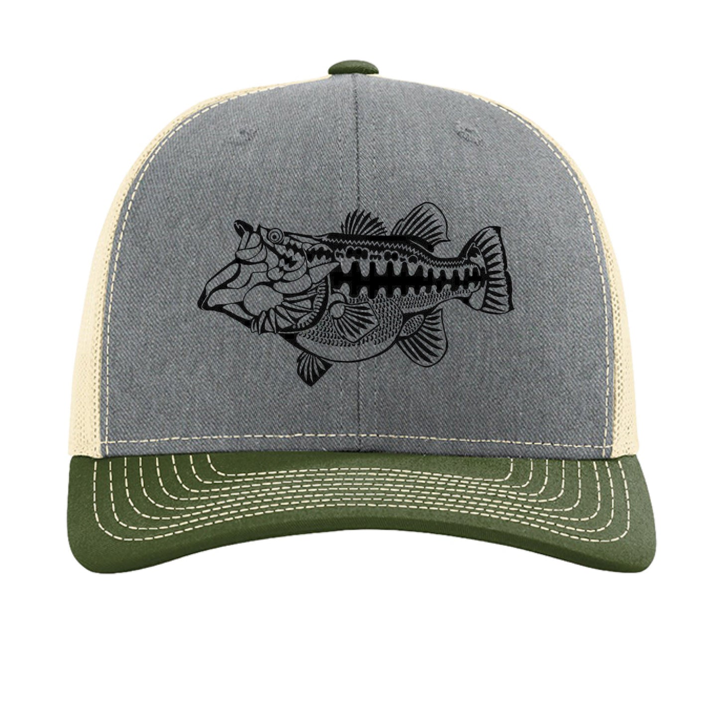 Heather Grey/ Birch/ Army Olive - FRONT