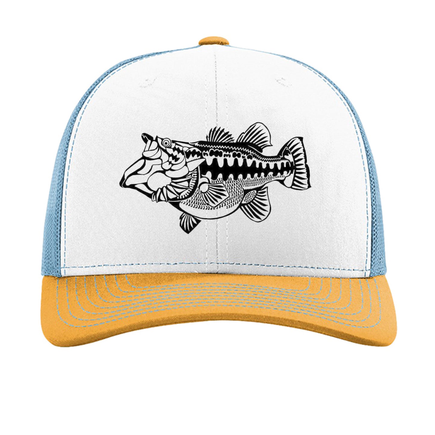 White/ Columbia Blue/ Yellow - FRONT