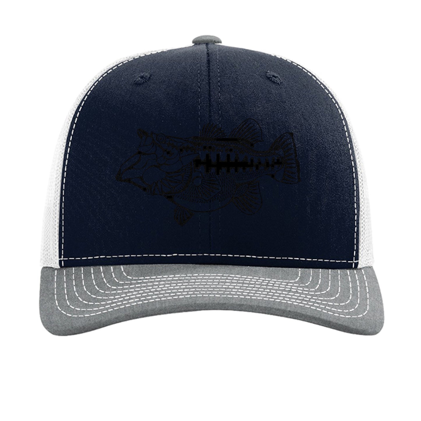 Navy/ White/ Heather Grey - FRONT