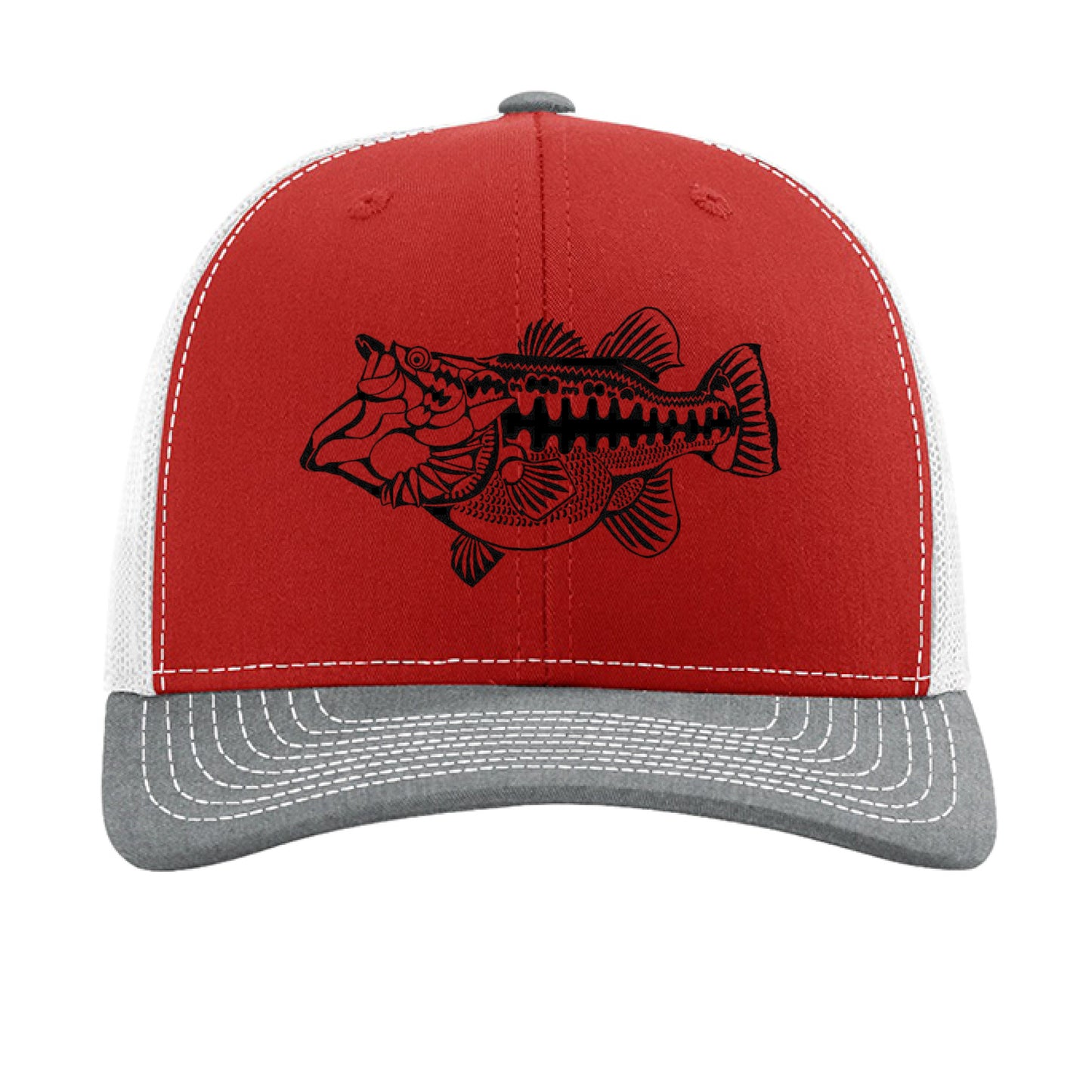 Red/ White/ Heather Grey - FRONT