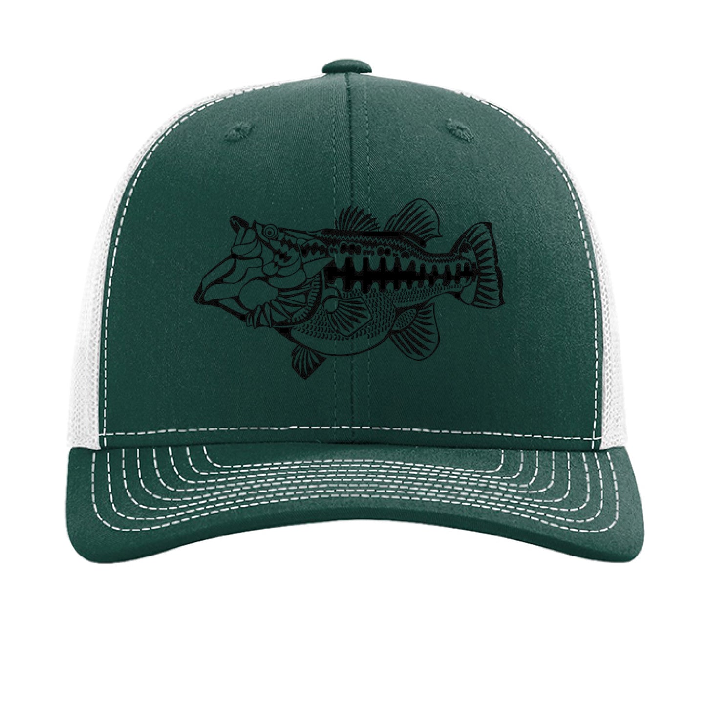 Dark Green/ White - FRONT