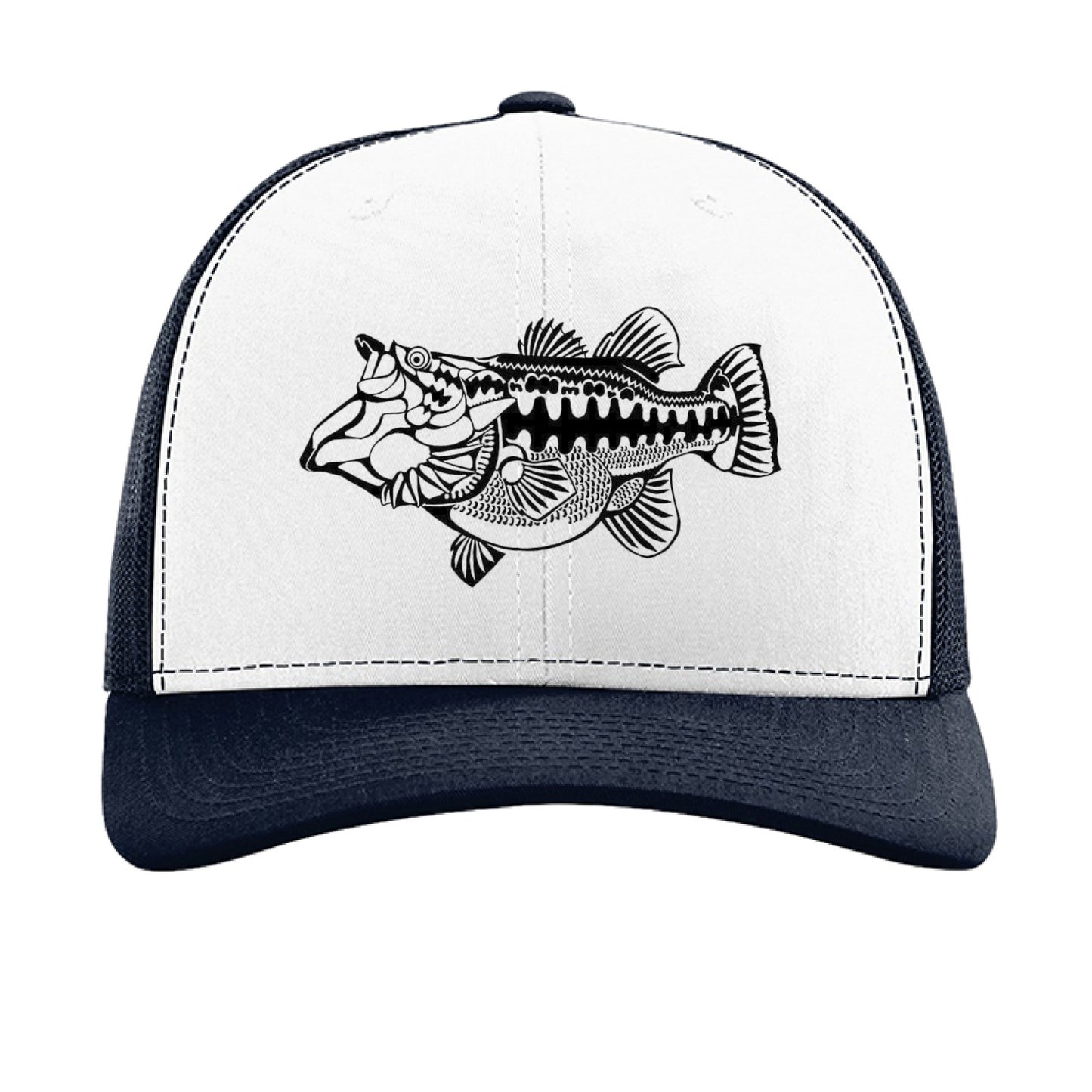 White/ Navy - FRONT