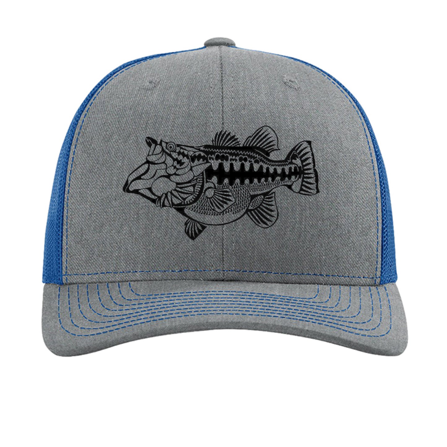 Heather Grey/ Royal - FRONT