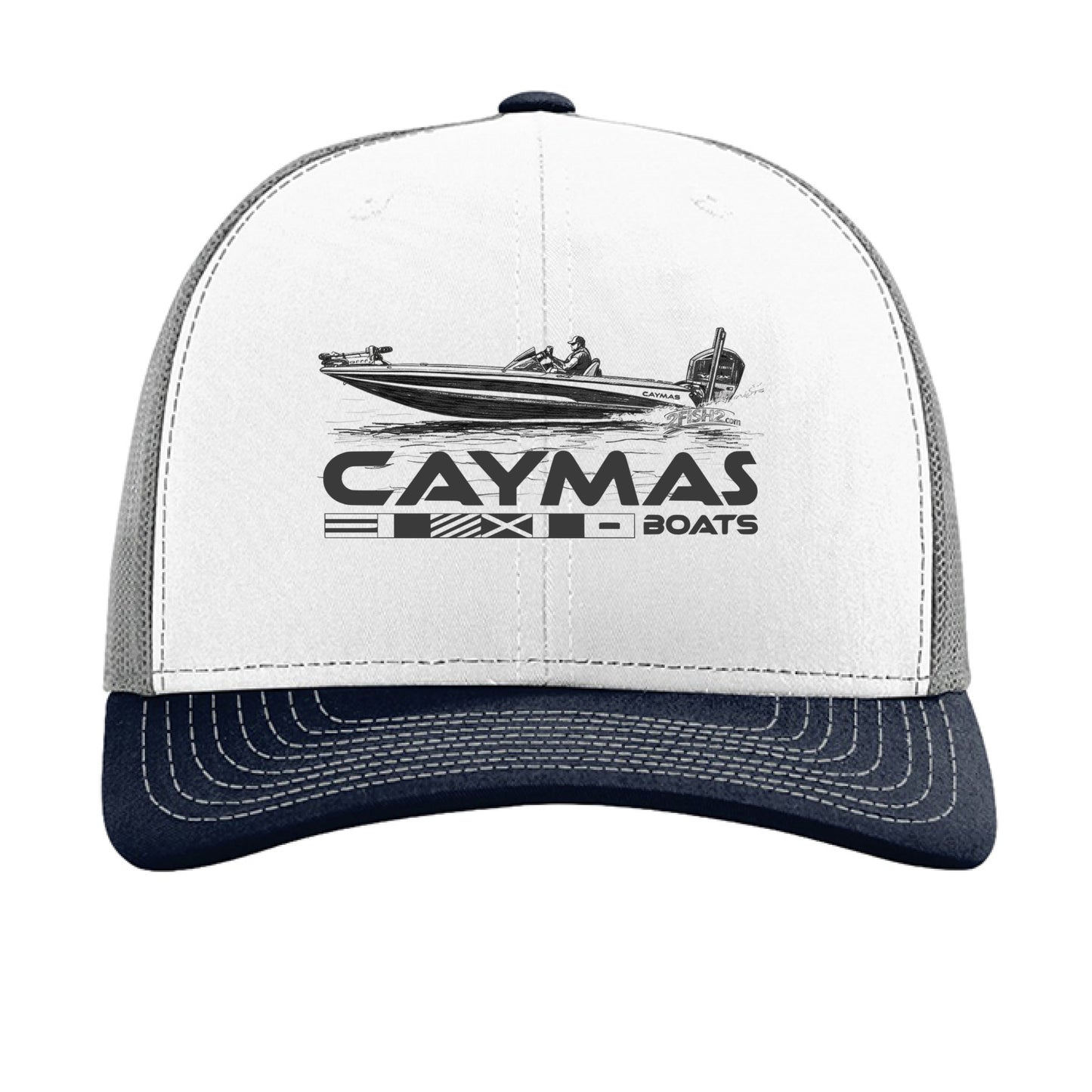 White/ Aluminum/ Navy - FRONT