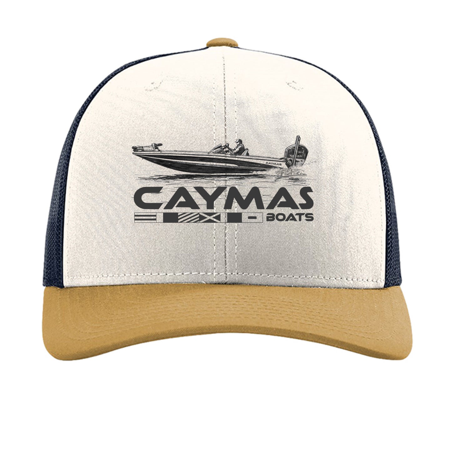 Cream/ Navy/ Amber Gold - FRONT