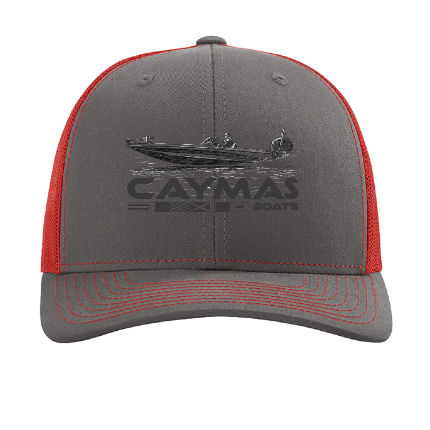 Charcoal/ Red - FRONT