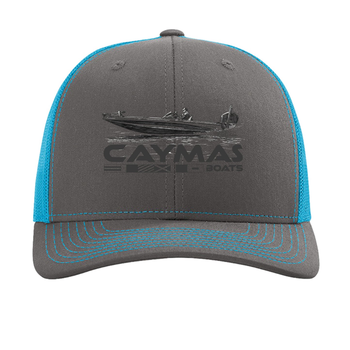 Charcoal/ Neon Blue - FRONT