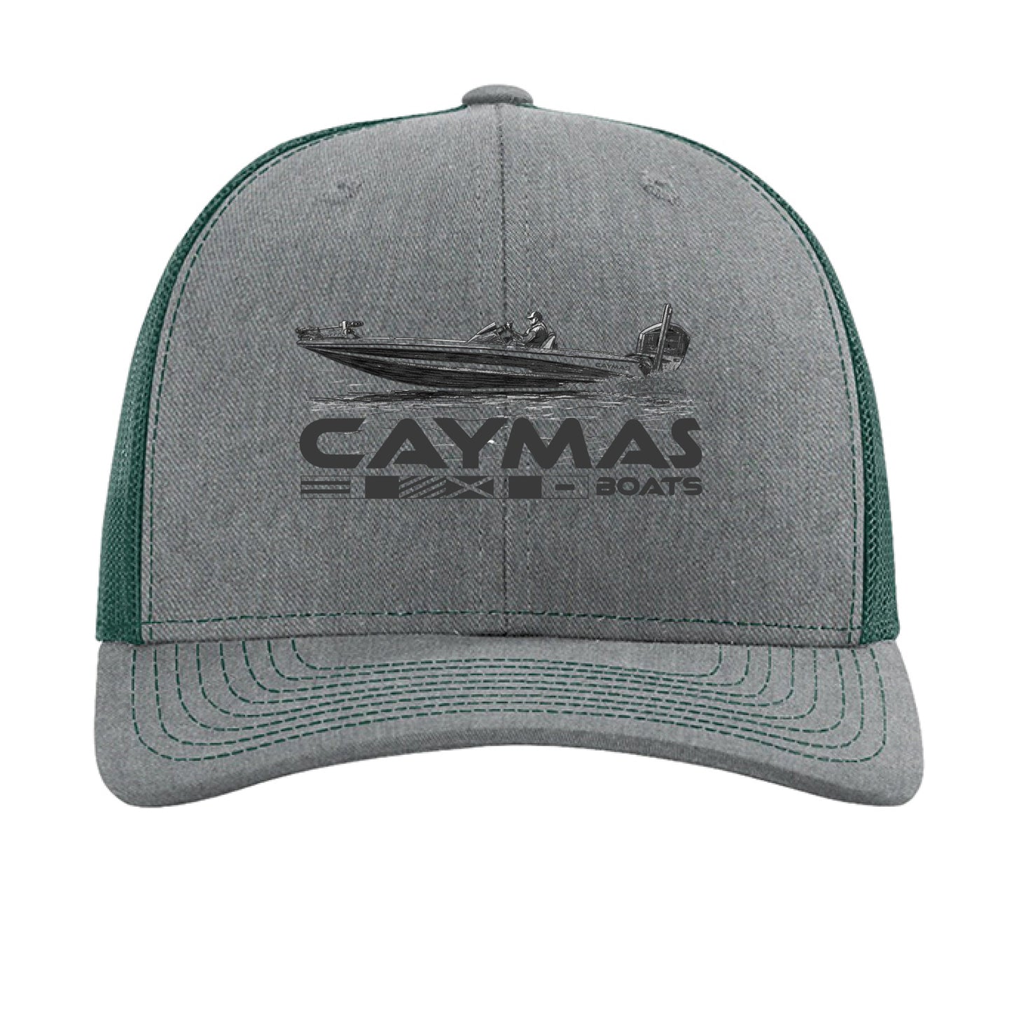 Heather Grey/ Dark Green - FRONT