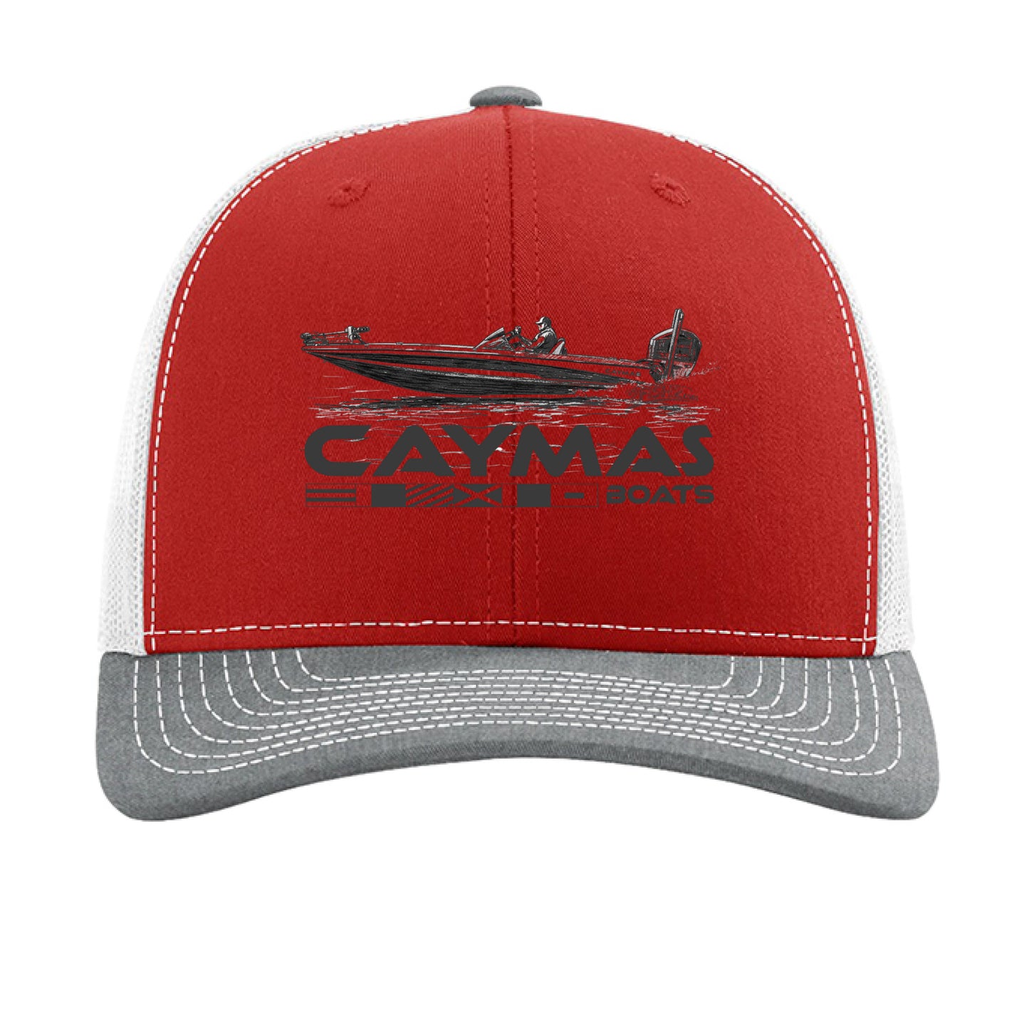 Red/ White/ Heather Grey - FRONT