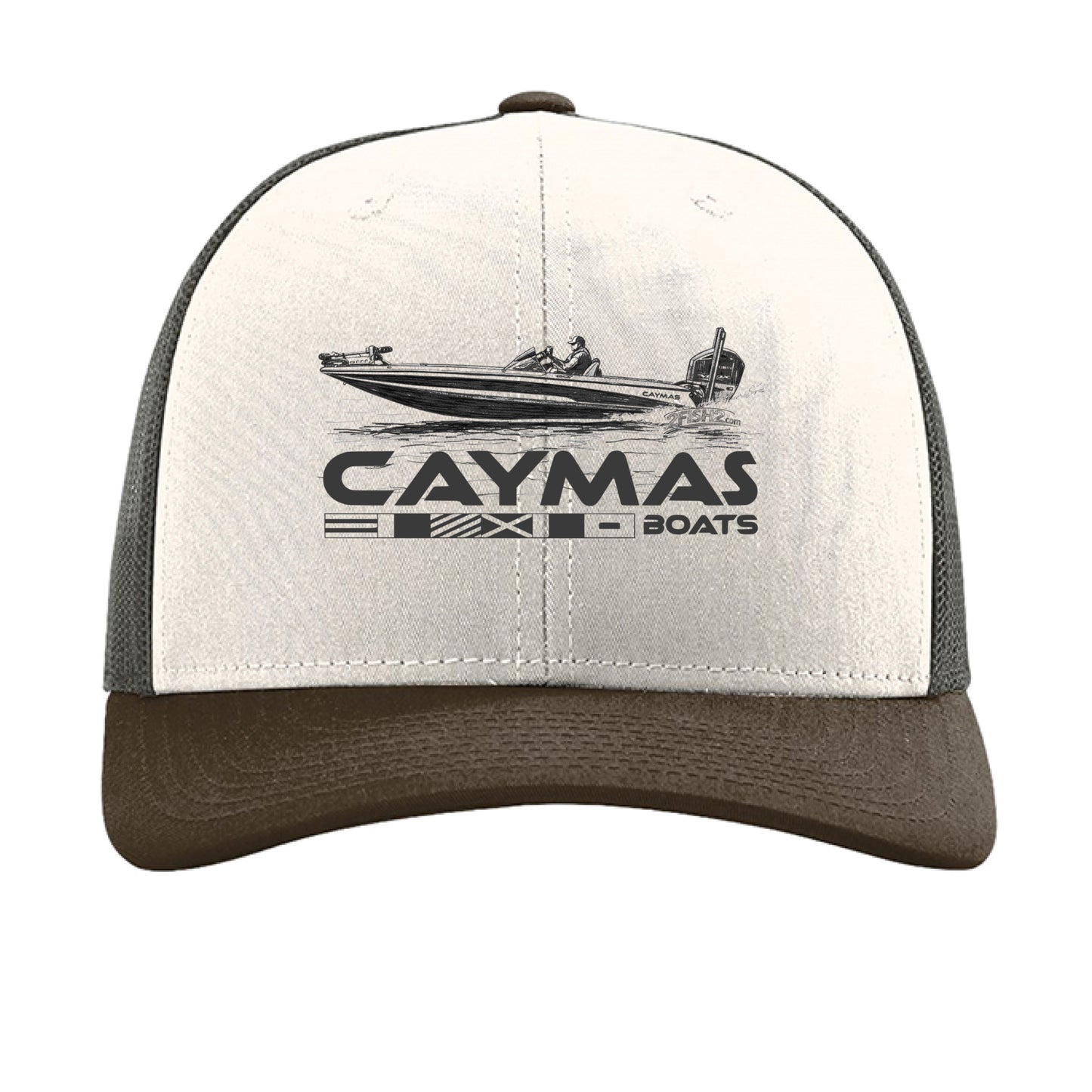 Cream/ Grey Brown/ Brown - FRONT