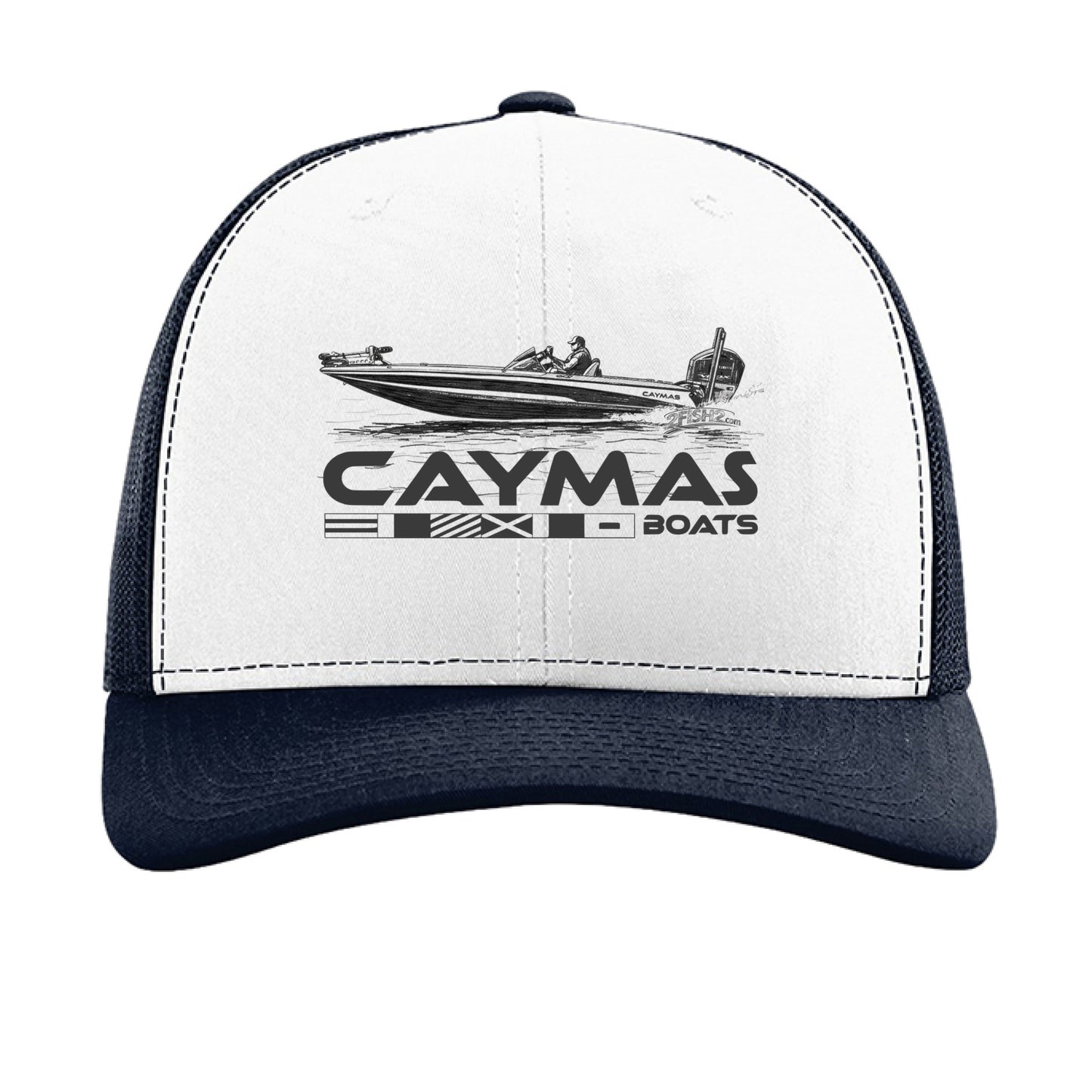 White/ Navy - FRONT