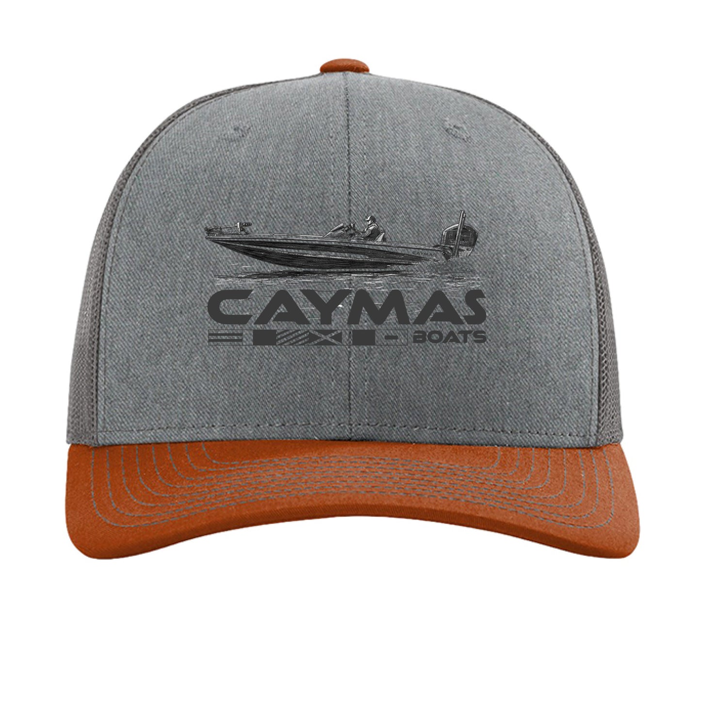 Heather Grey/ Charcoal/ Dark Orange - FRONT