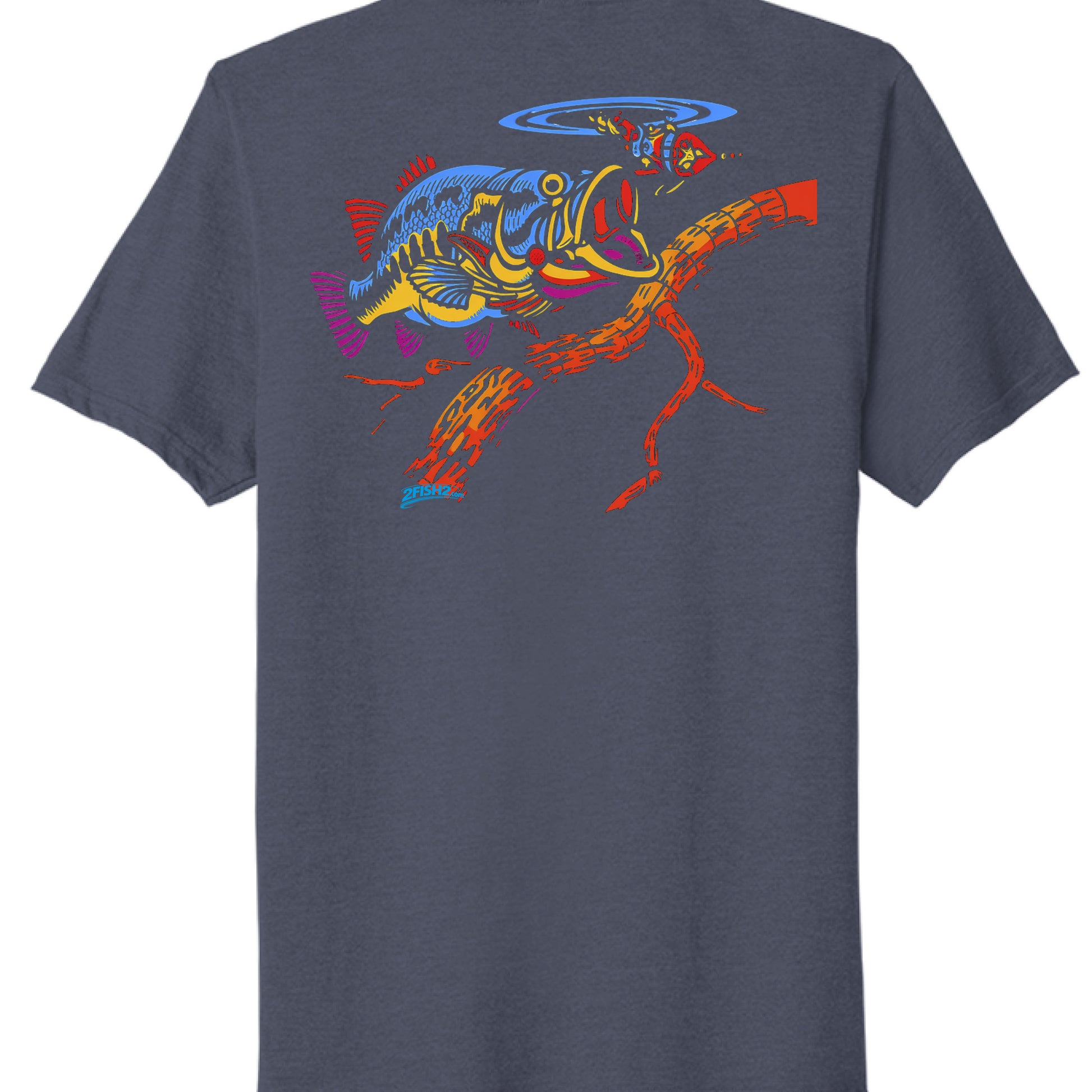 Team Navy Heather - BACK