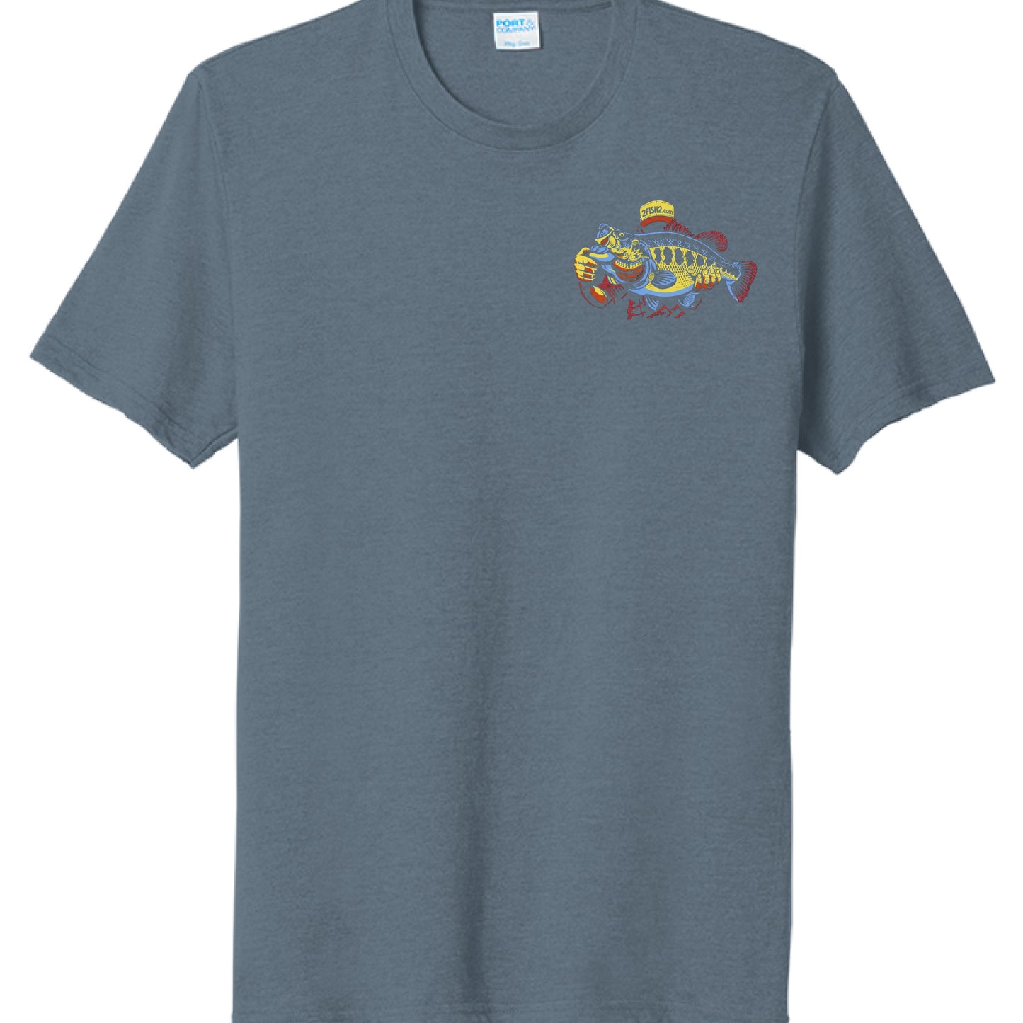 Steel Blue Heather - FRONT