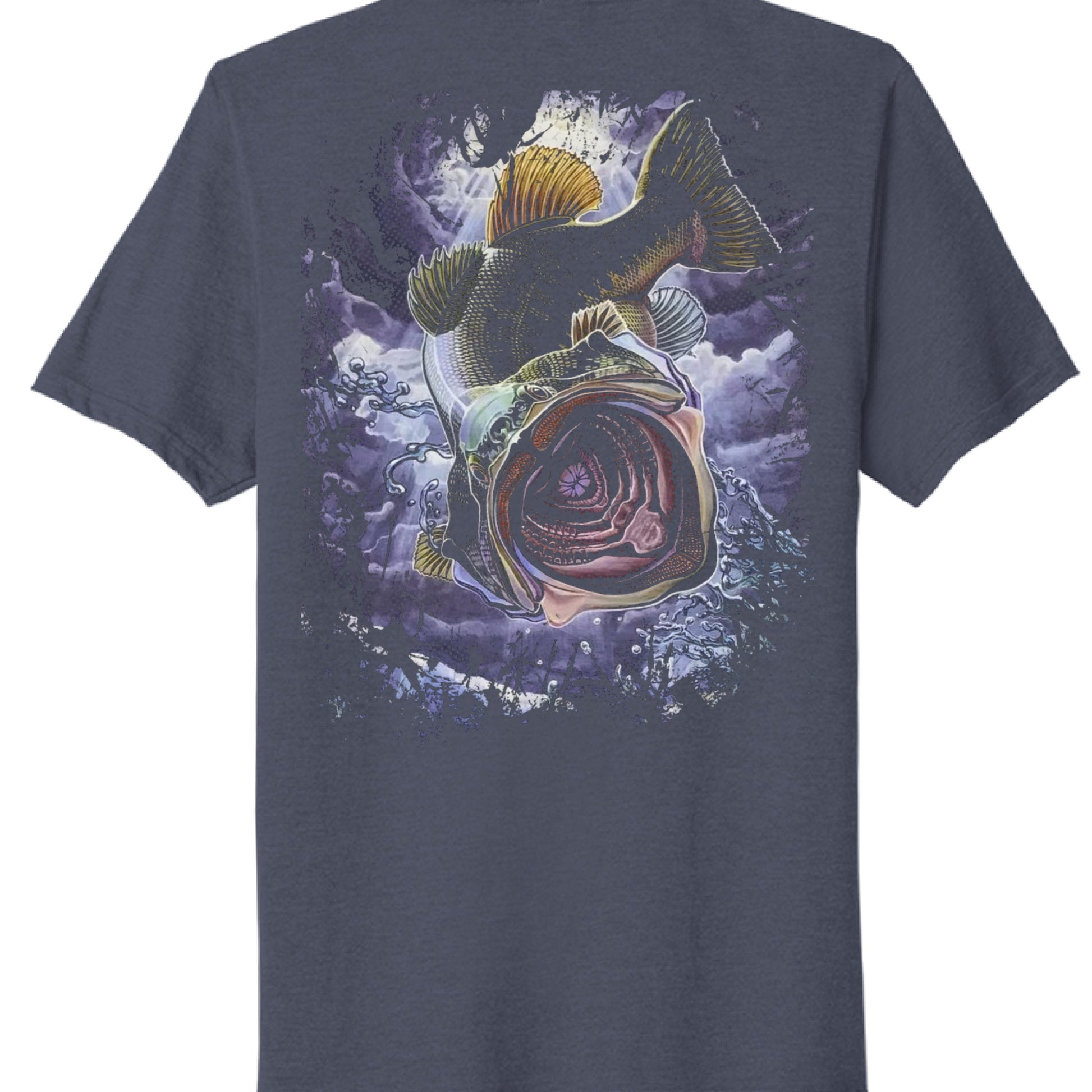 Team Navy Heather - BACK