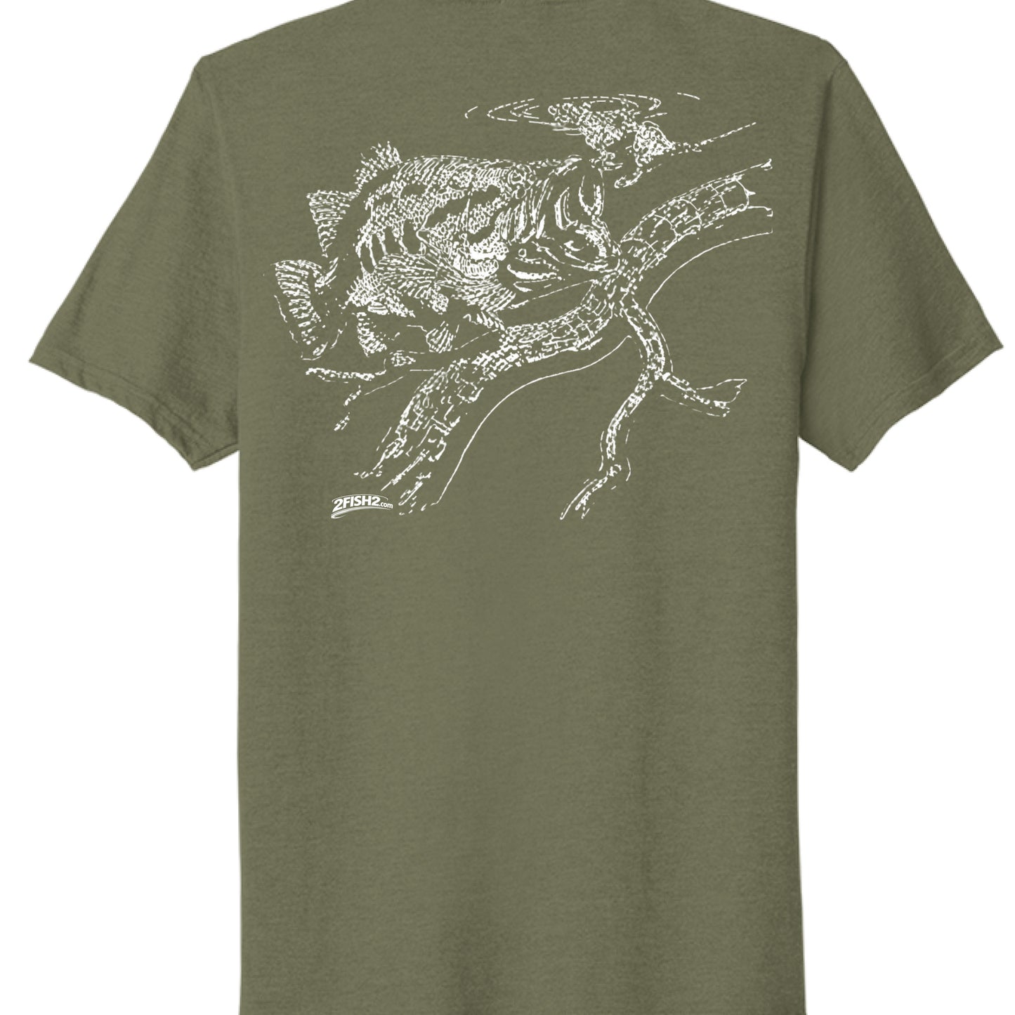 Military Green Heather - BACK