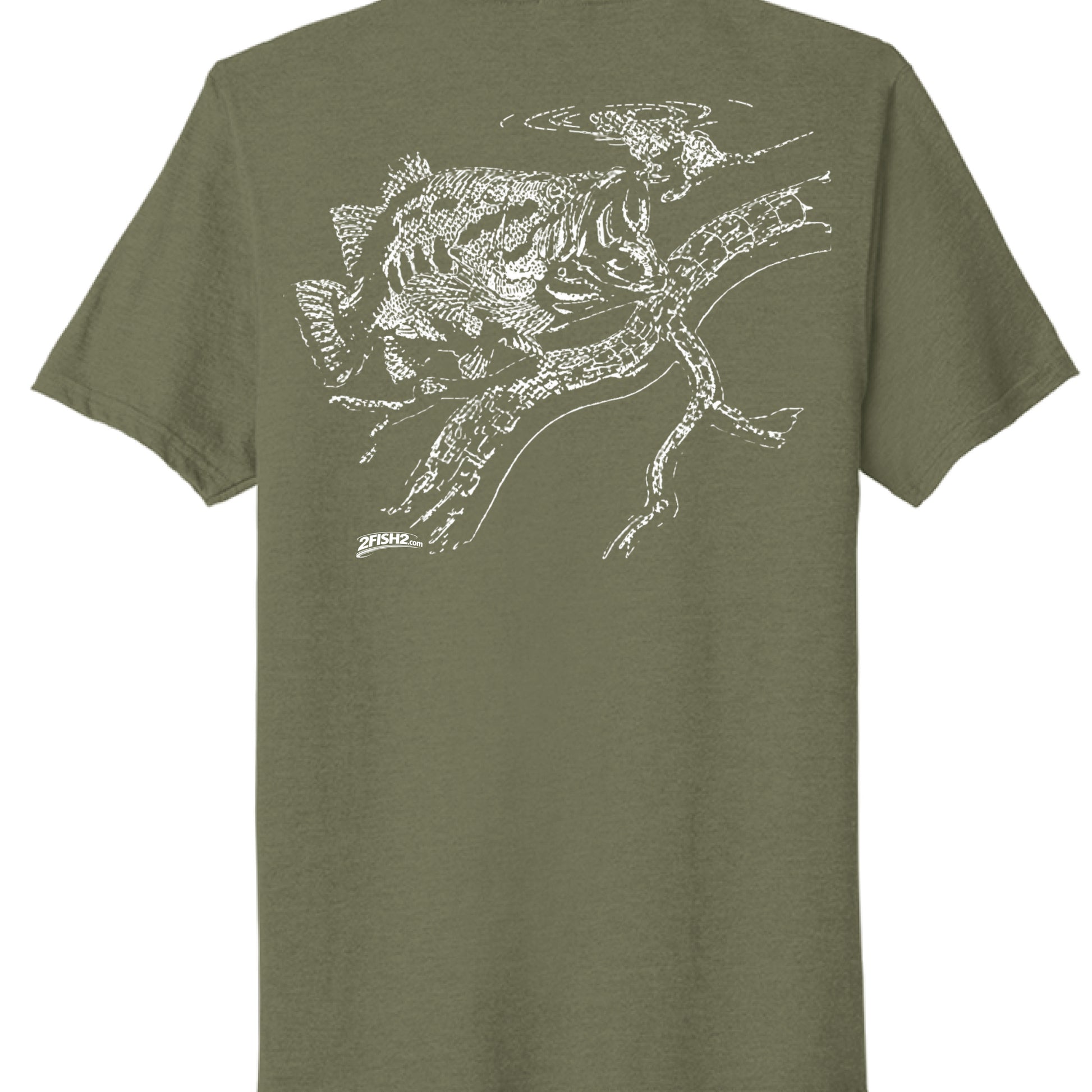 Military Green Heather - BACK