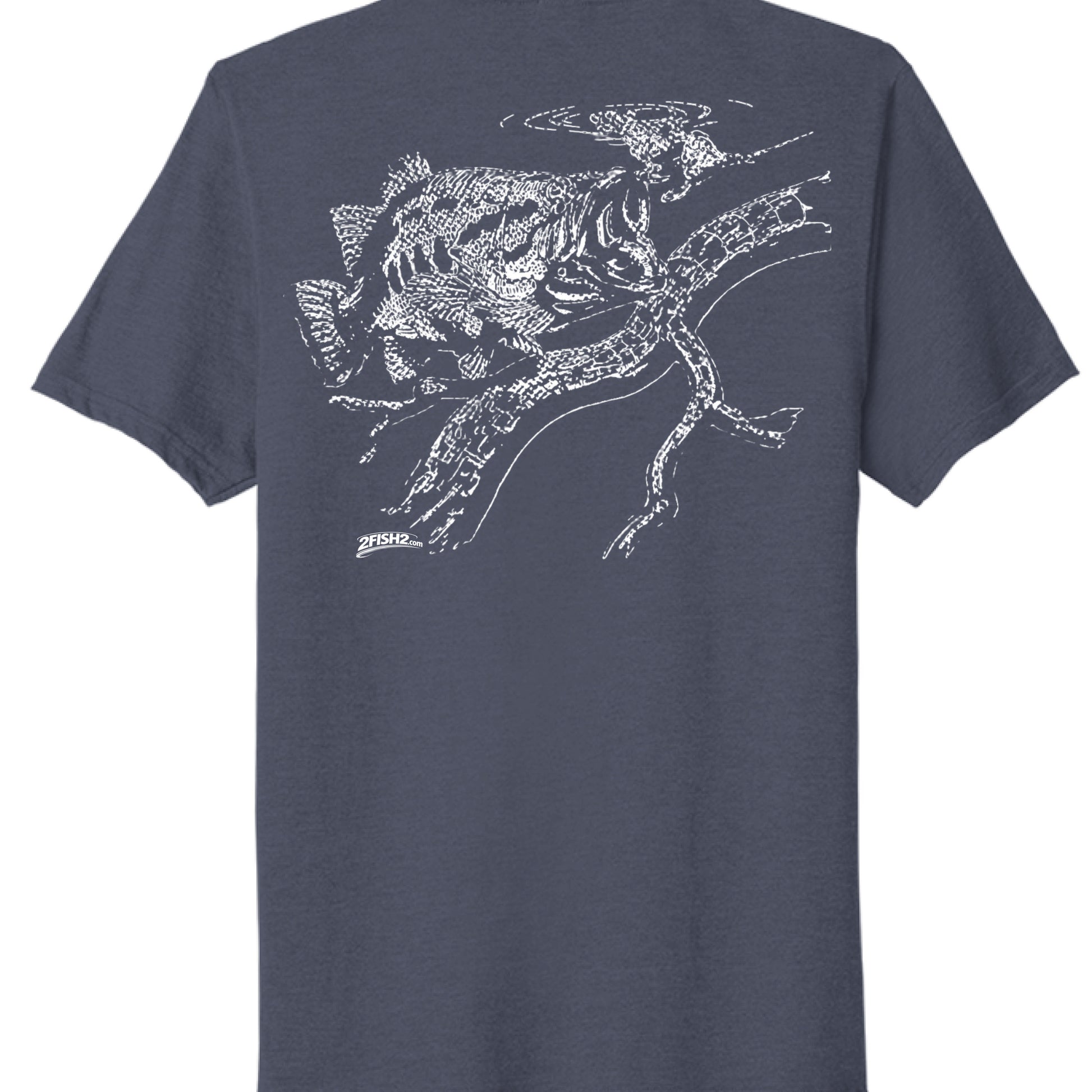 Team Navy Heather - BACK