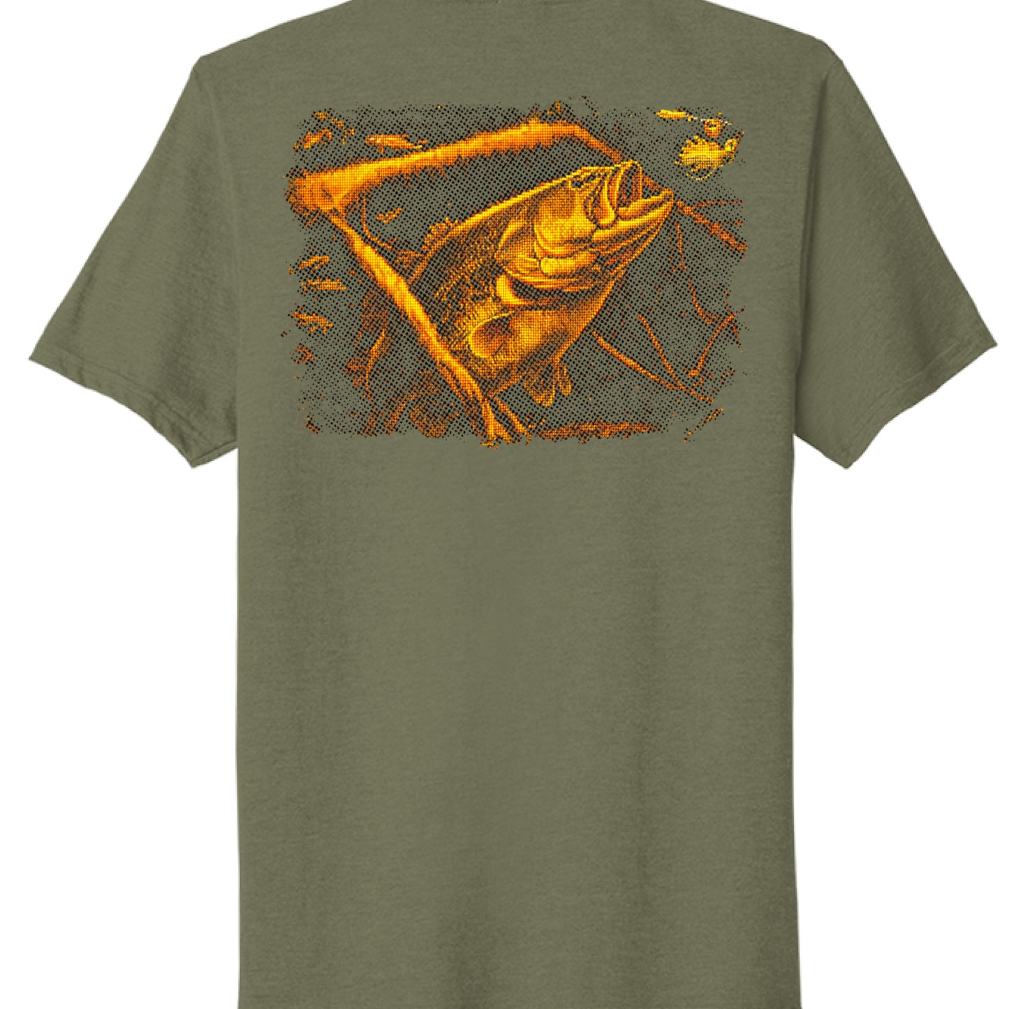 Military Green Heather - BACK