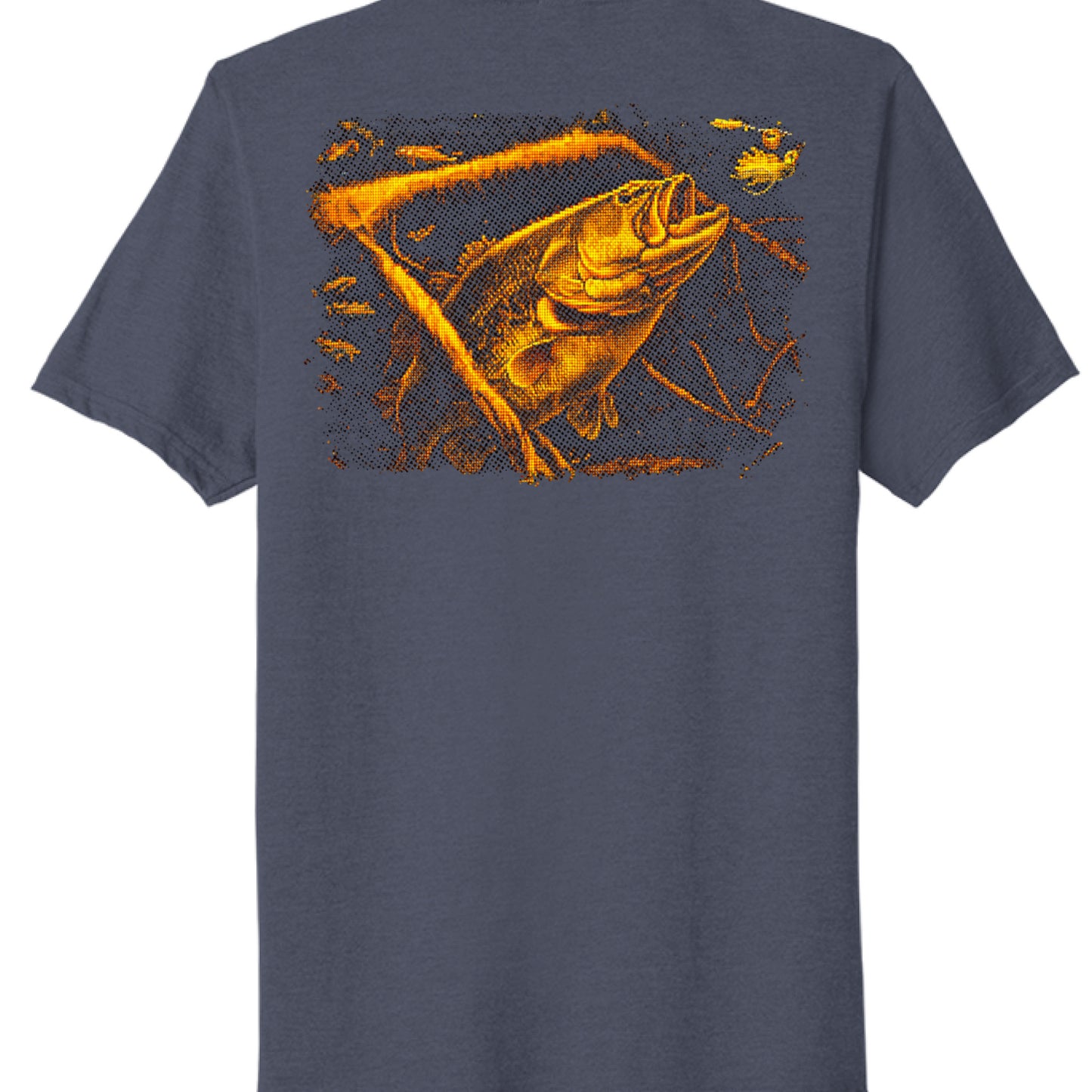 Team Navy Heather - BACK