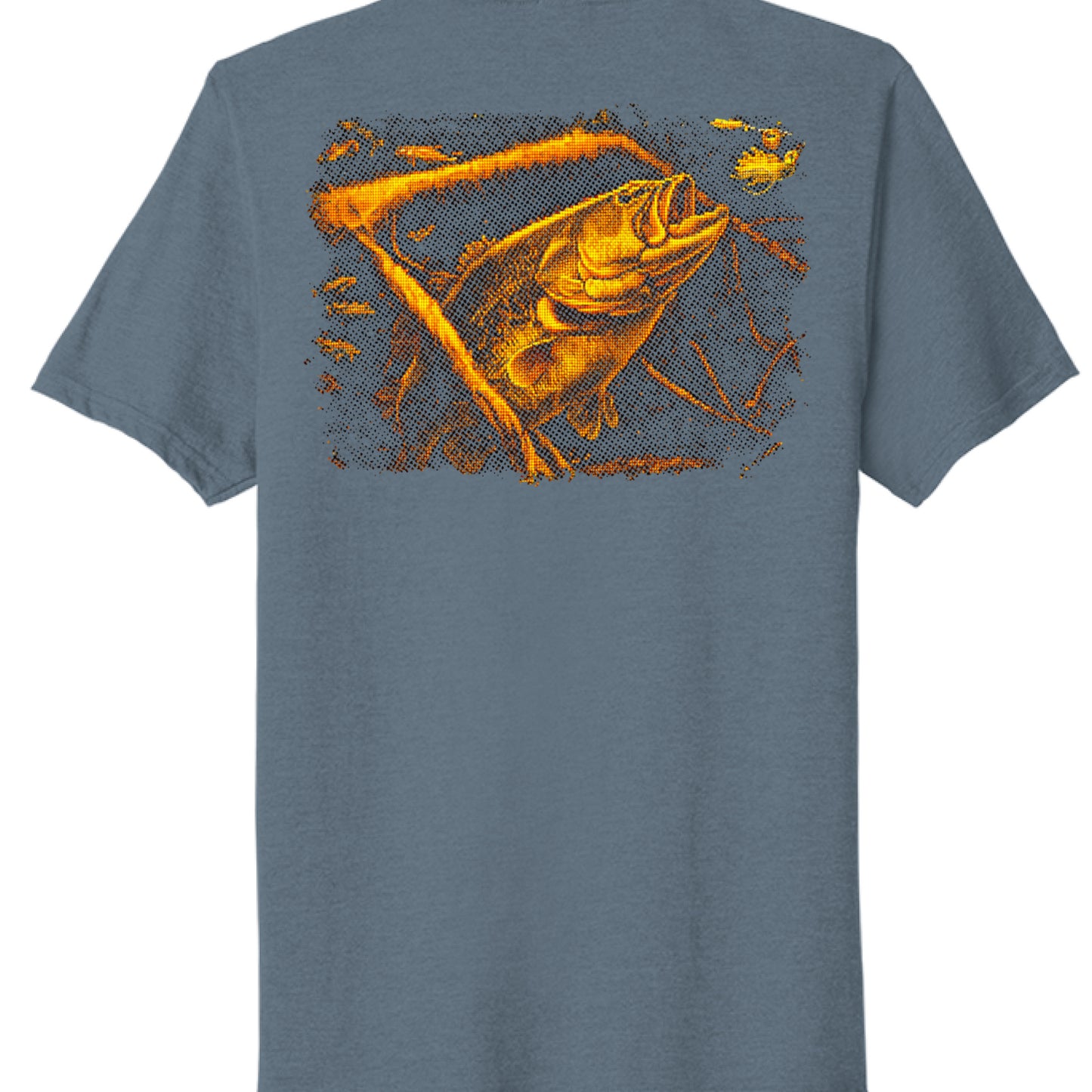 Steel Blue Heather - BACK