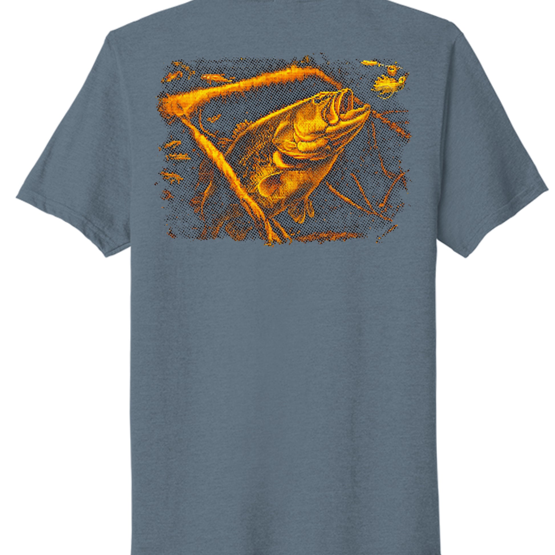Steel Blue Heather - BACK