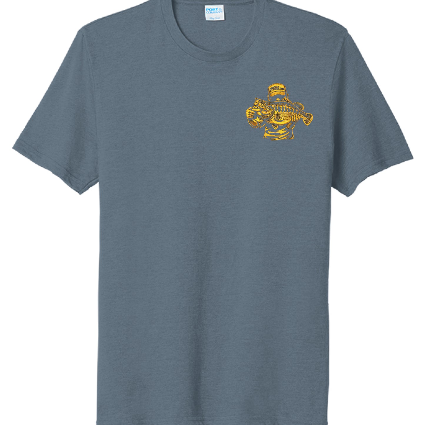 Steel Blue Heather - FRONT