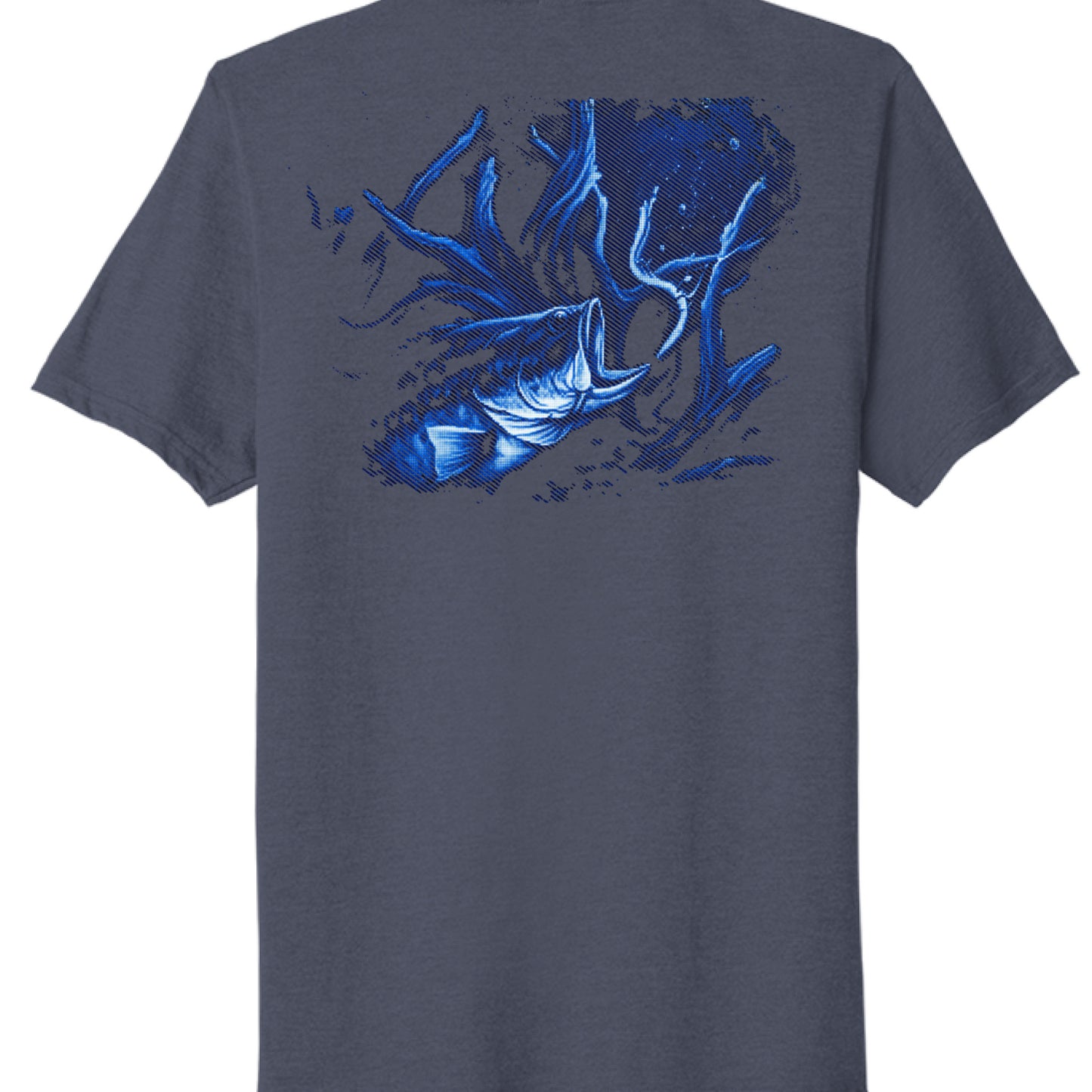 Team Navy Heather - BACK