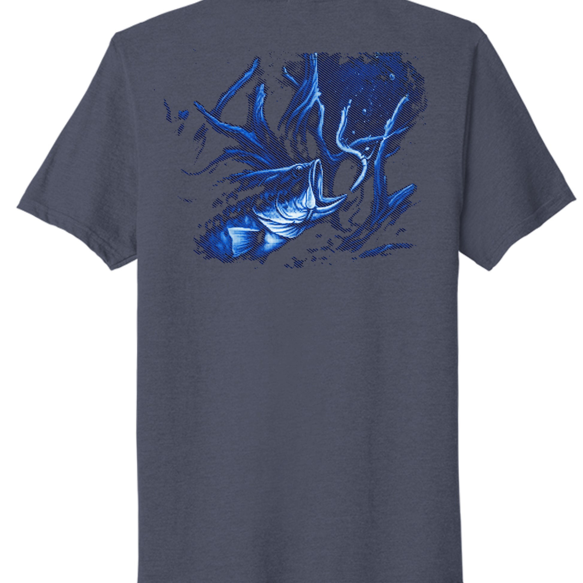Team Navy Heather - BACK