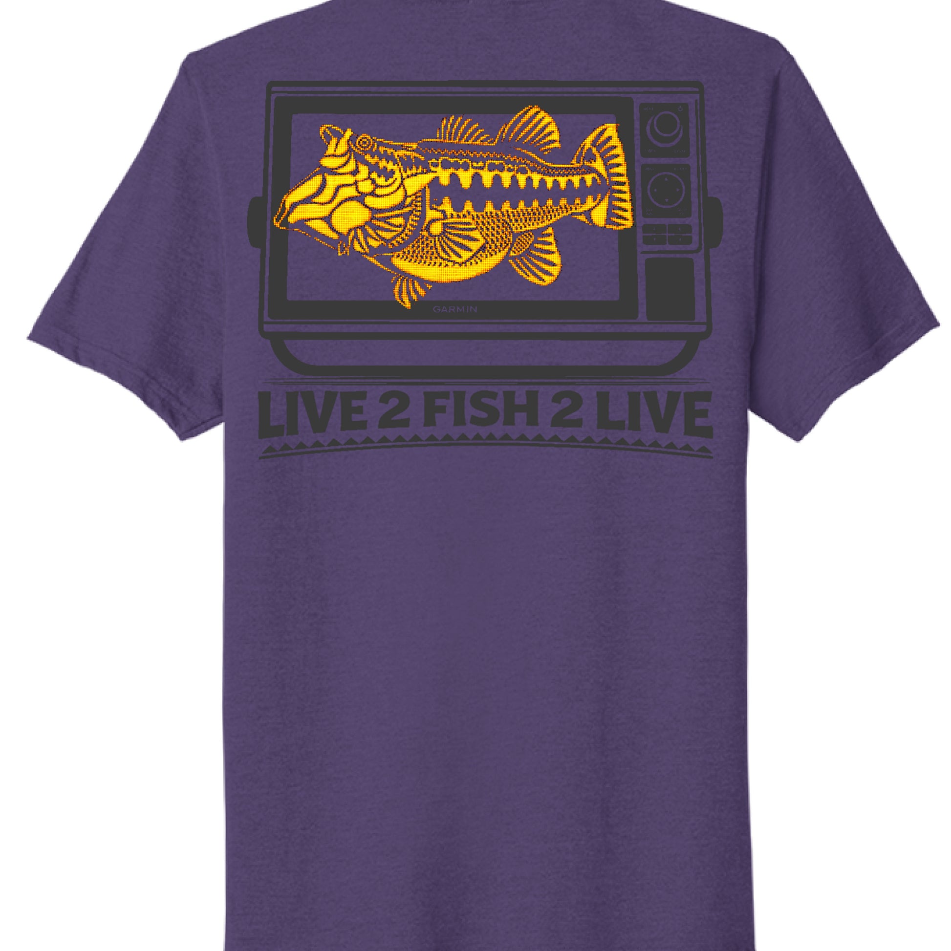Team Purple Heather - BACK