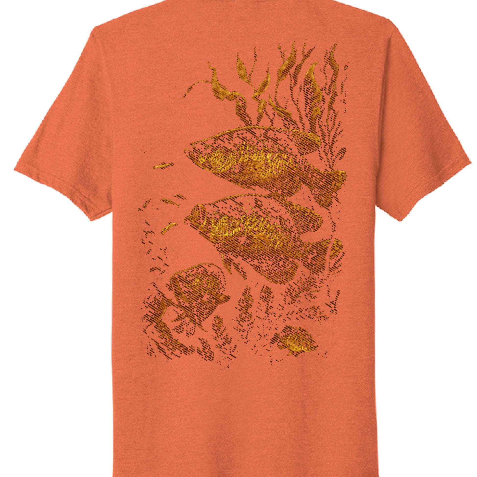 Deep Orange Heather - BACK