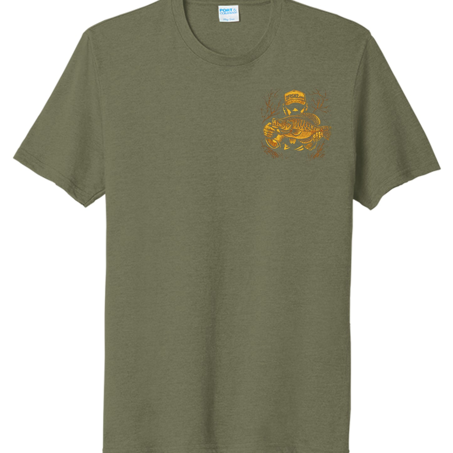 Military Green Heather - FRONT
