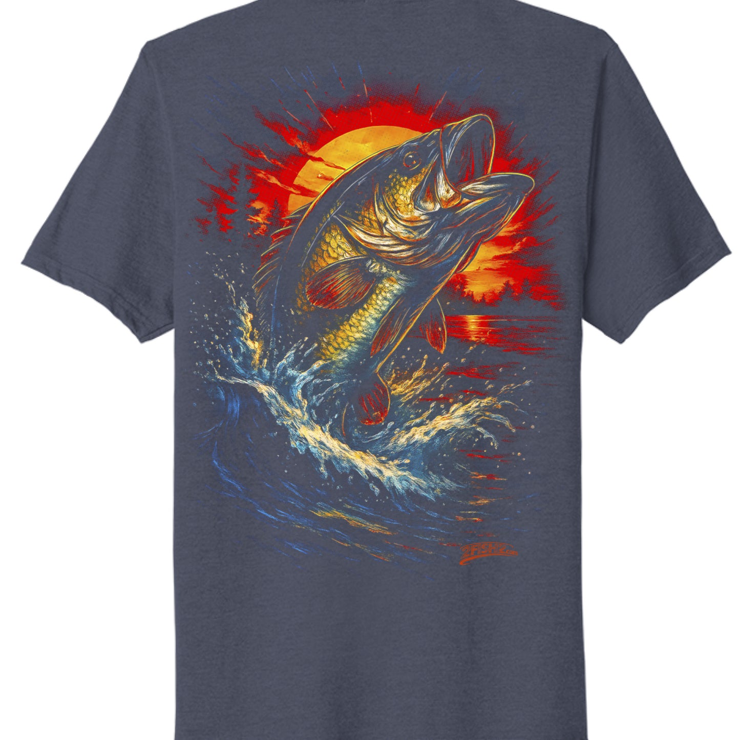 Team Navy Heather - BACK