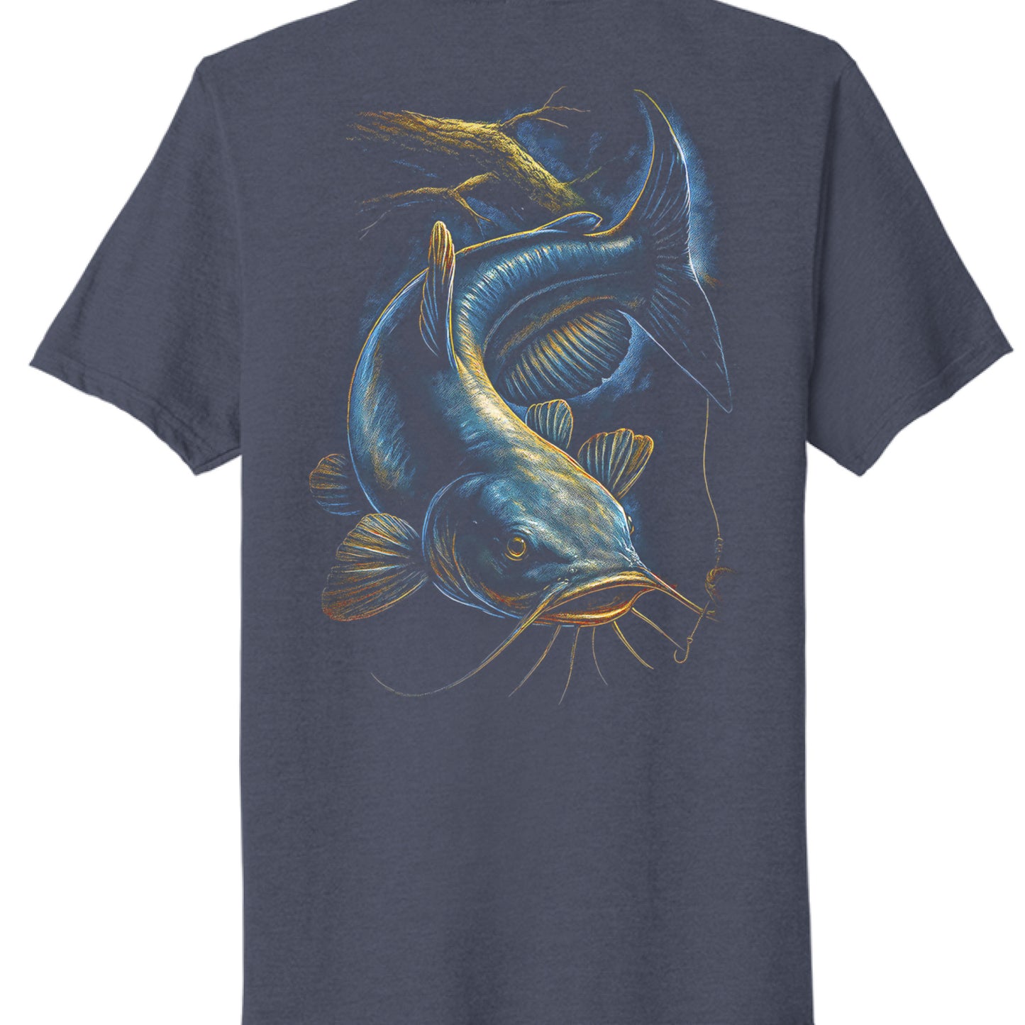 Team Navy Heather - BACK