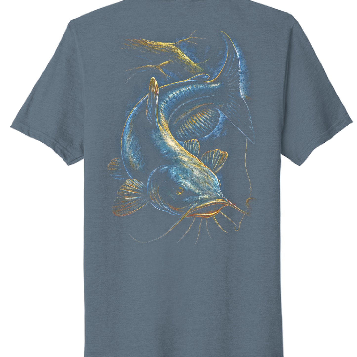 Steel Blue Heather - BACK