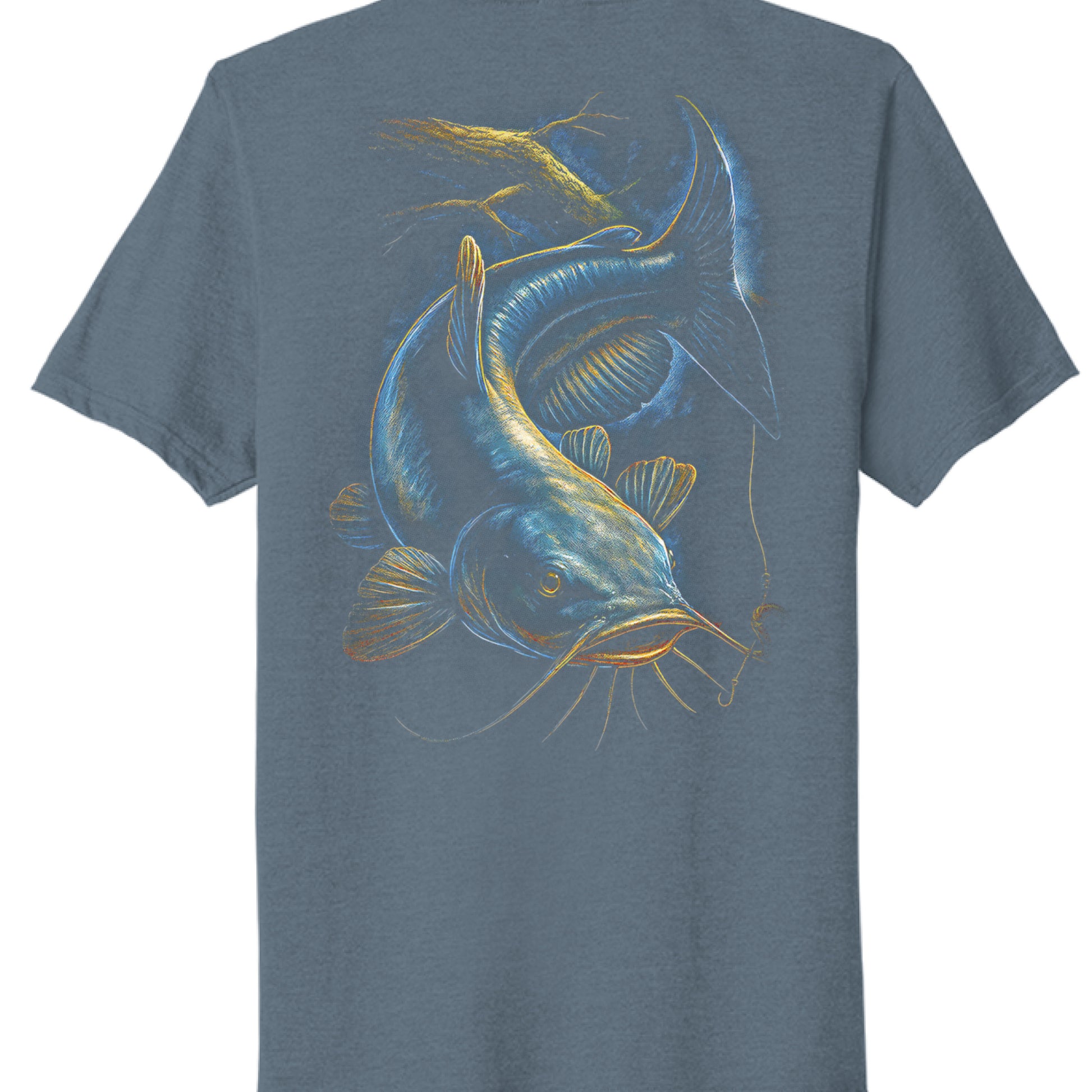 Steel Blue Heather - BACK