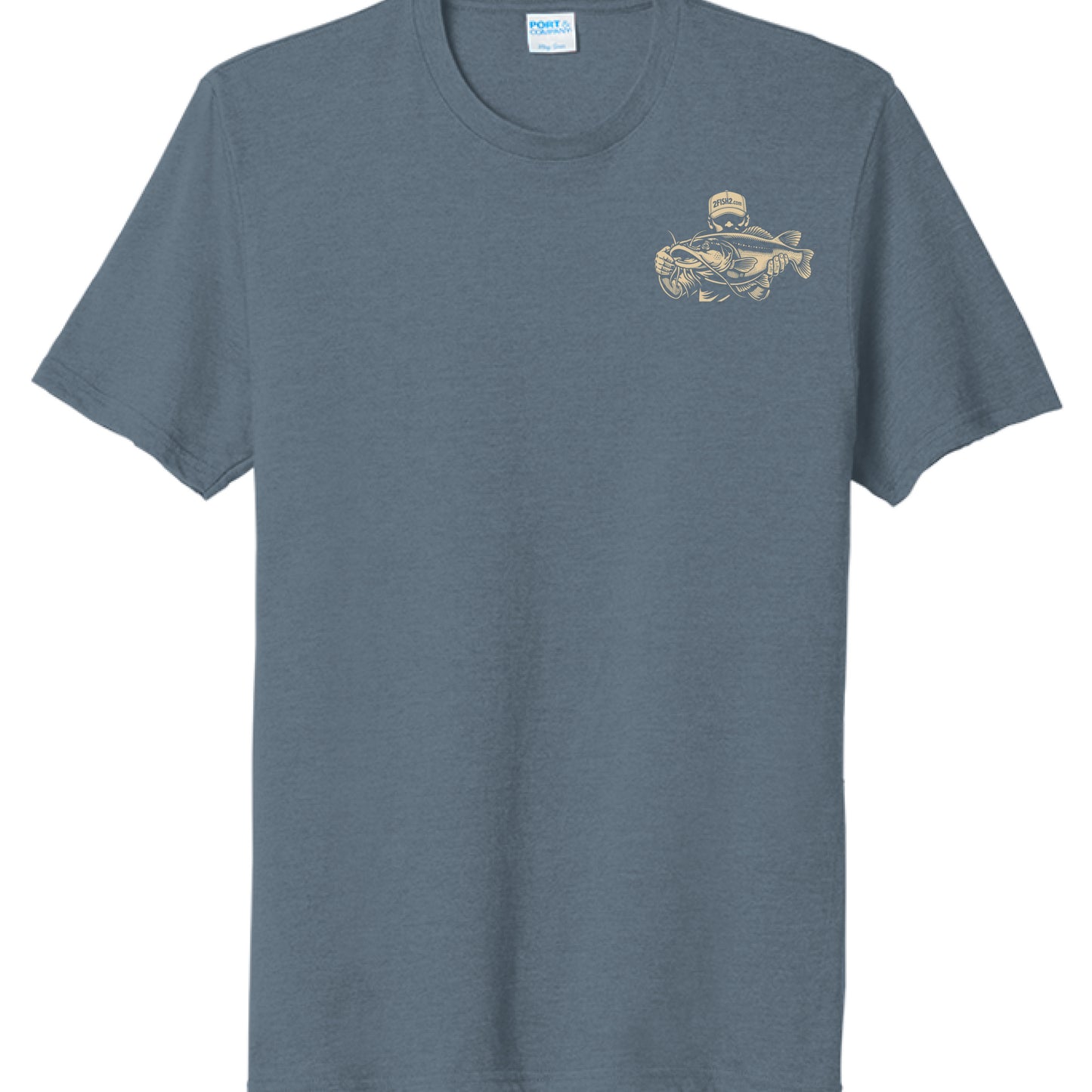 Steel Blue Heather - FRONT