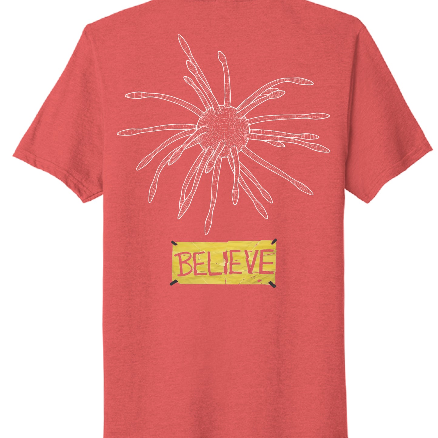Bright Red Heather - BACK