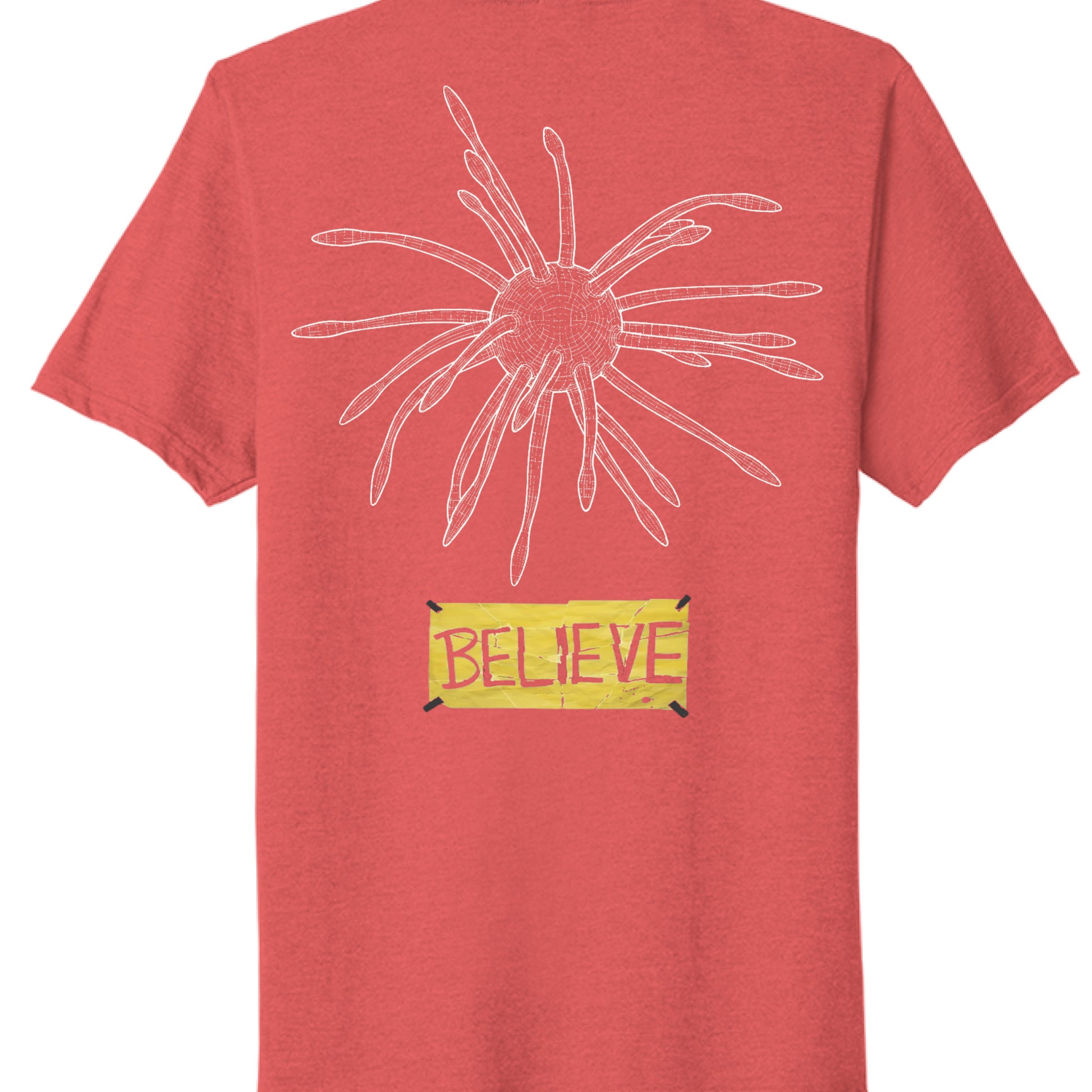 Bright Red Heather - BACK