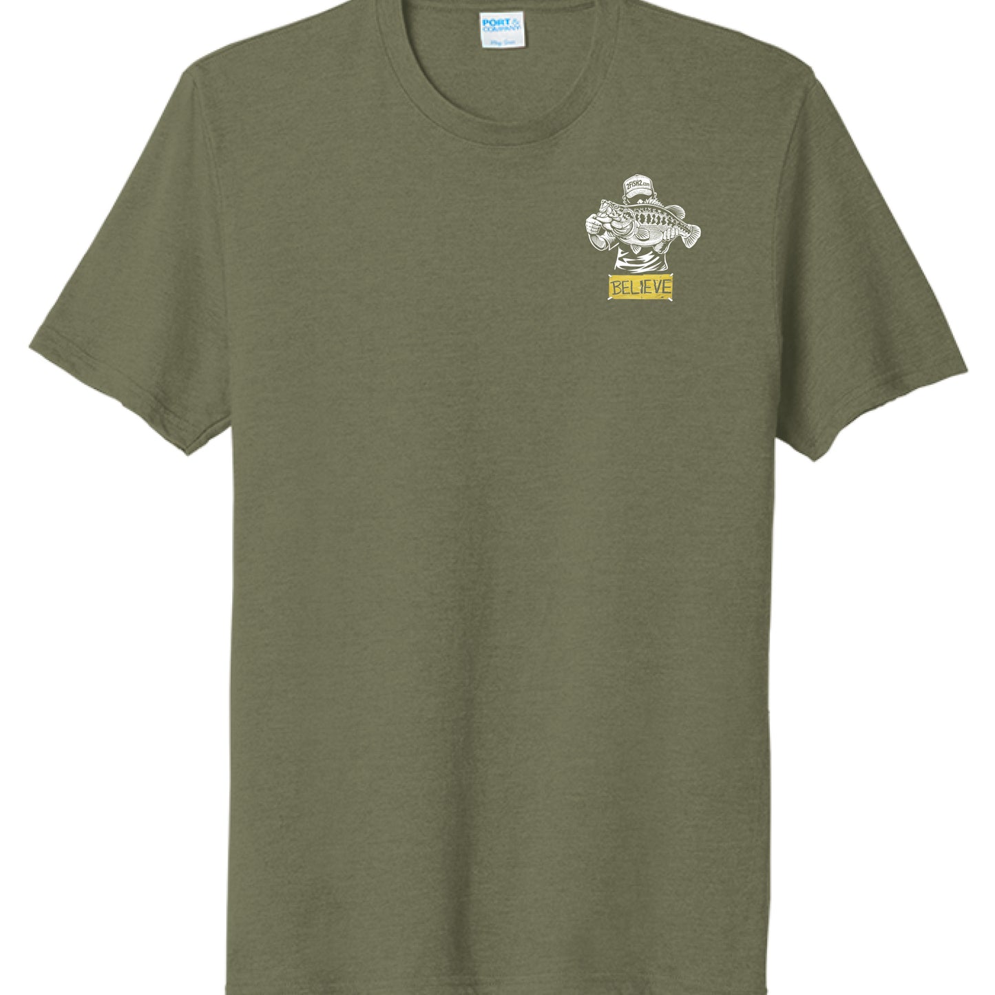 Military Green Heather - FRONT