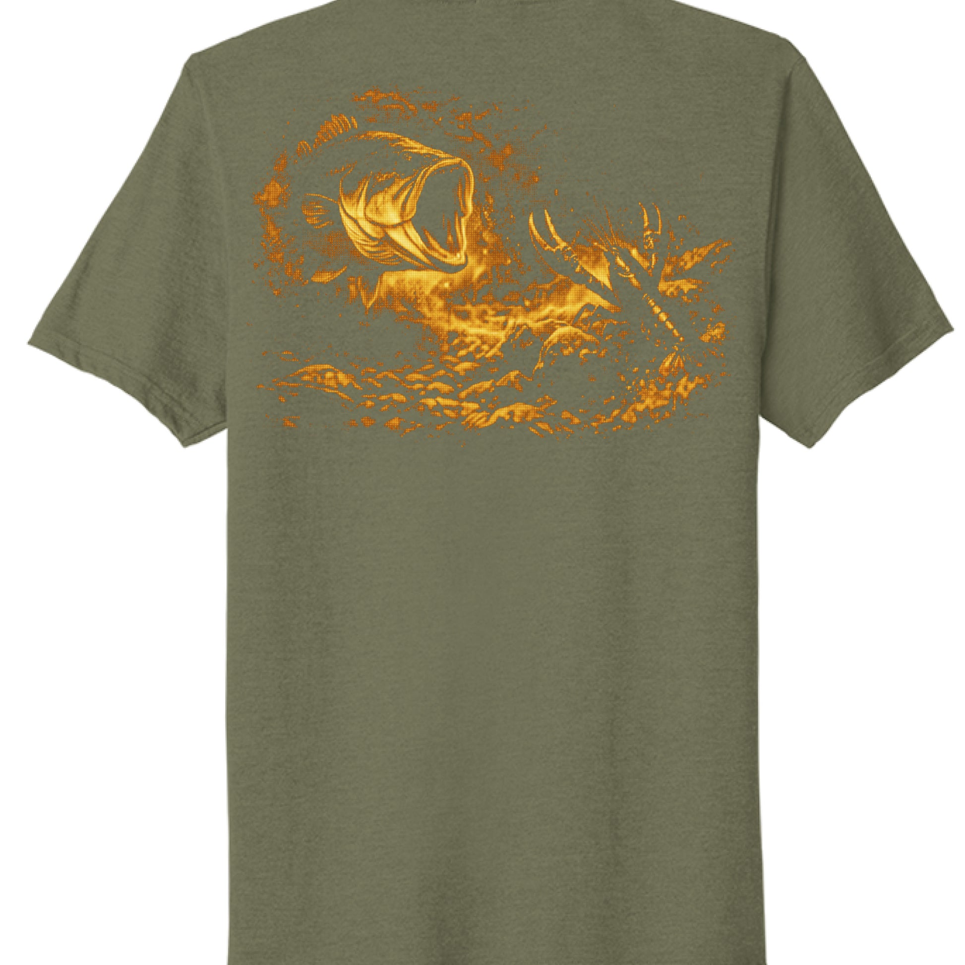 Military Green Heather - BACK