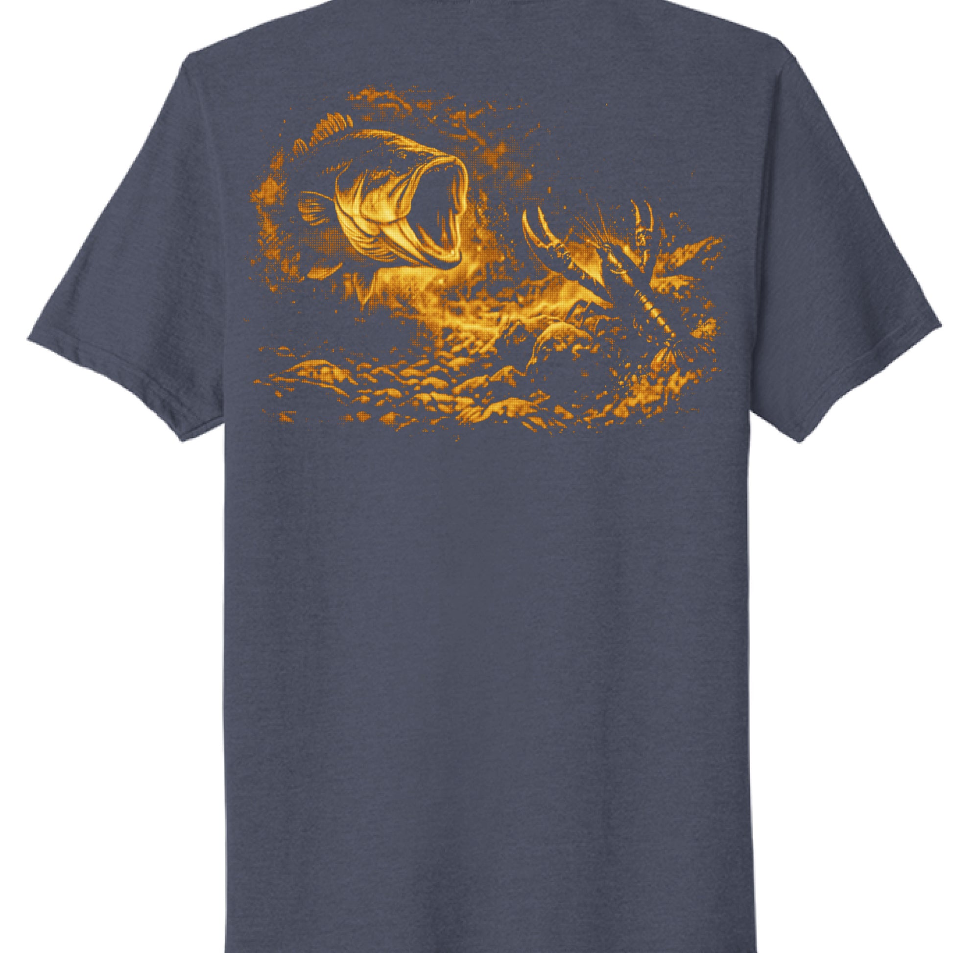Team Navy Heather - BACK