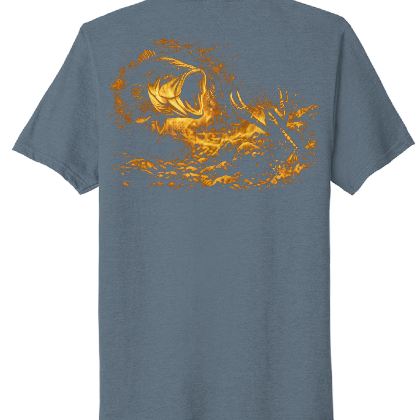 Steel Blue Heather - BACK