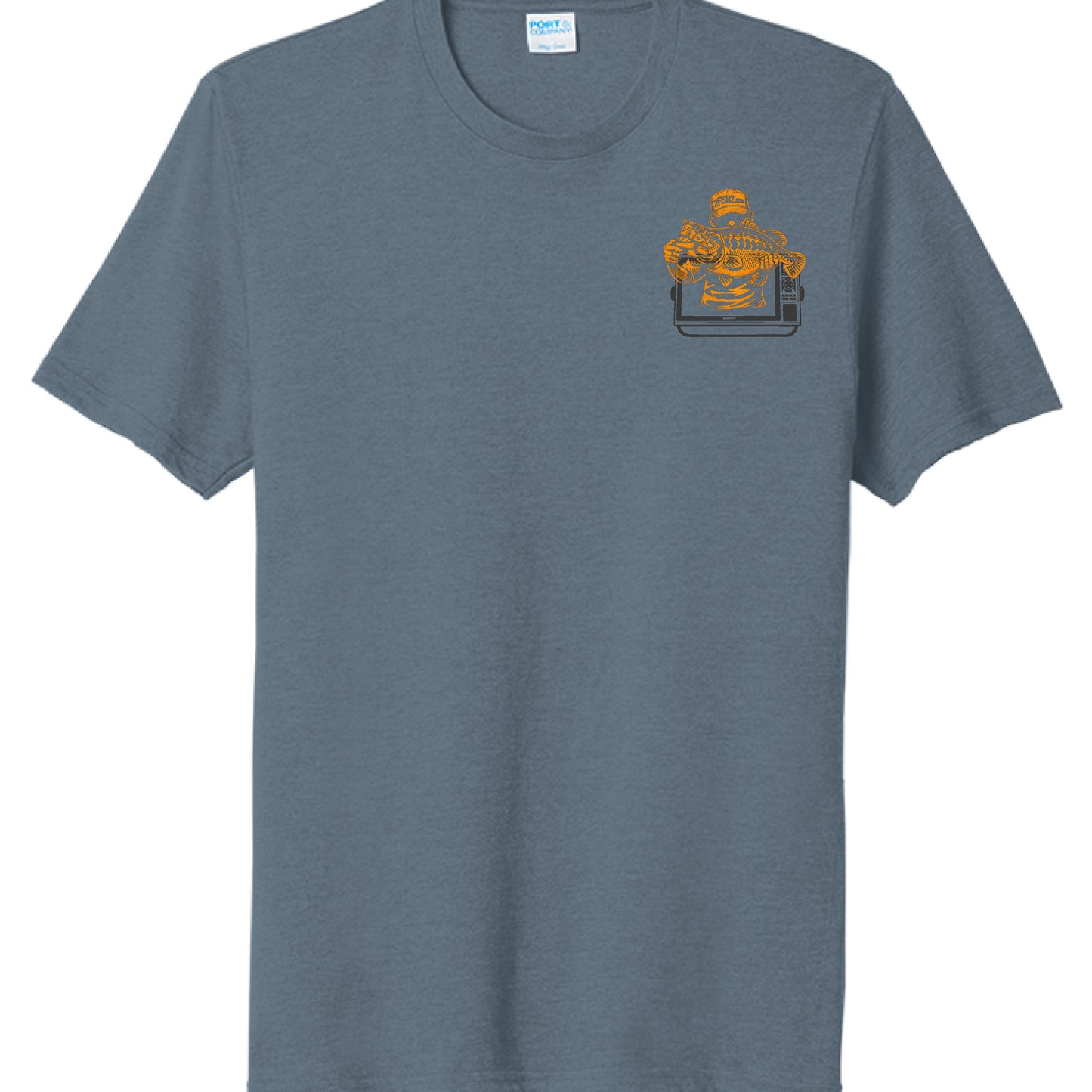 Steel Blue Heather - FRONT