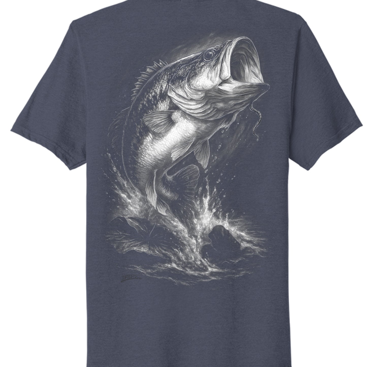 Team Navy Heather - BACK