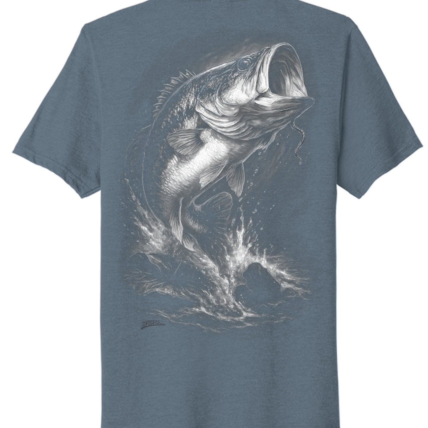 Steel Blue Heather - BACK