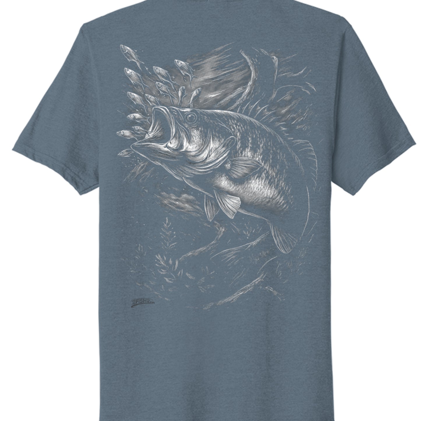 Steel Blue Heather - BACK